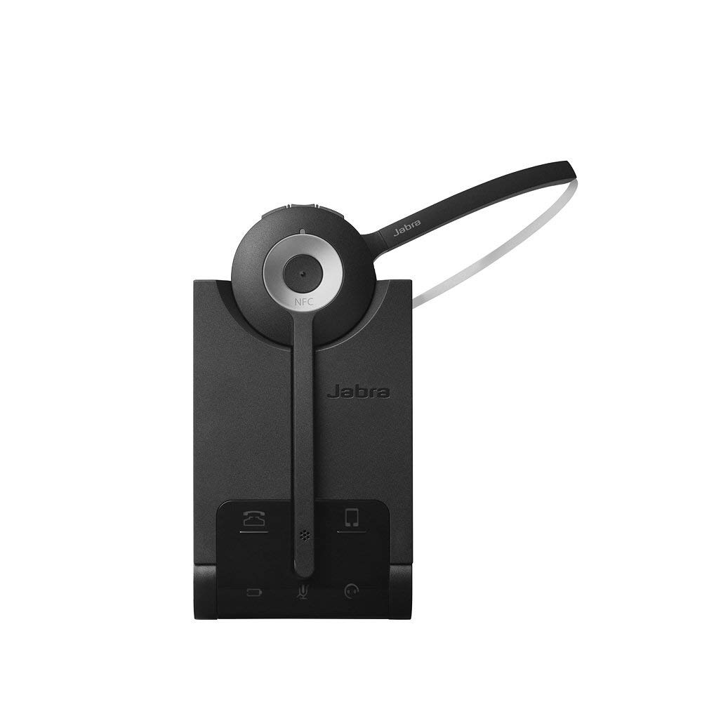 Jabra PRO 920 Mono Wireless Headset for Office Deskphone - Certified Renewed | Noise Cancelling Mic | Comfortable Ear Cushion | Ideal for Call Centers, Remote Work & Business Communications