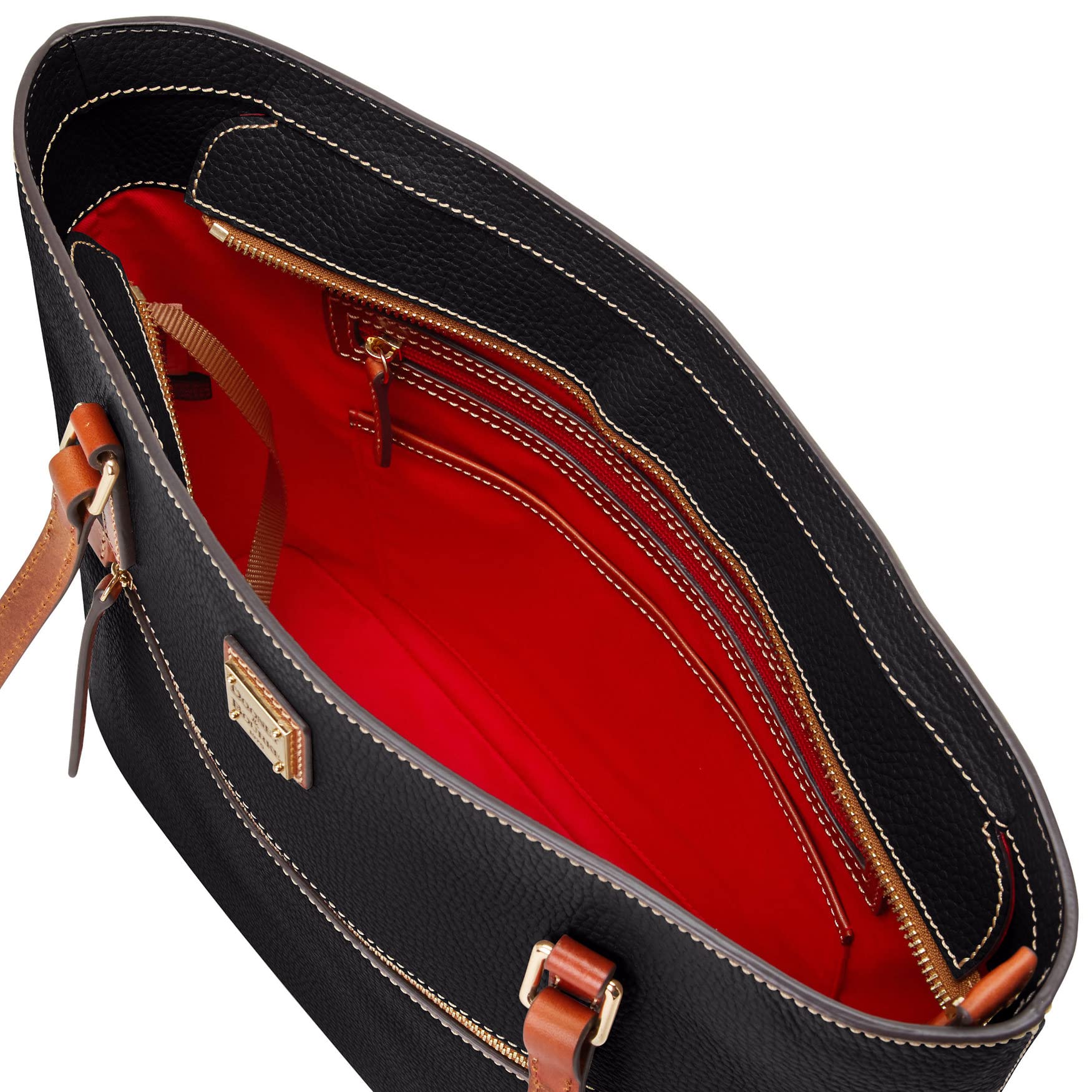 Dooney & Bourke Leather Tote Bags for Women - Large Designer Handbags with Long Shoulder Straps, Perfect for Work, Travel & Everyday Use