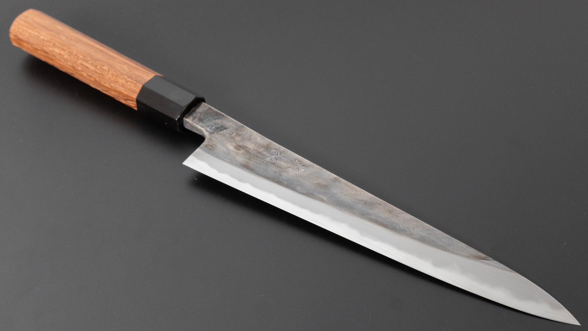 Premium Jiro Tsuchime Wa Sujihiki 210mm Japanese Slicing Knife - Taihei Tagayasan Handle (#376) - Perfect for Sushi, Sashimi & Meat Carving