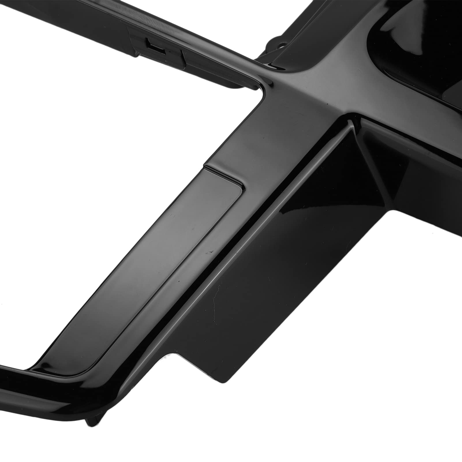 Aramox 2-DIN Car Stereo Fascia Trim Panel - Black Radio Bezel Replacement for Toyota Hilux 2004-2008 | Perfect for Audio System Upgrades & Dash Modifications
