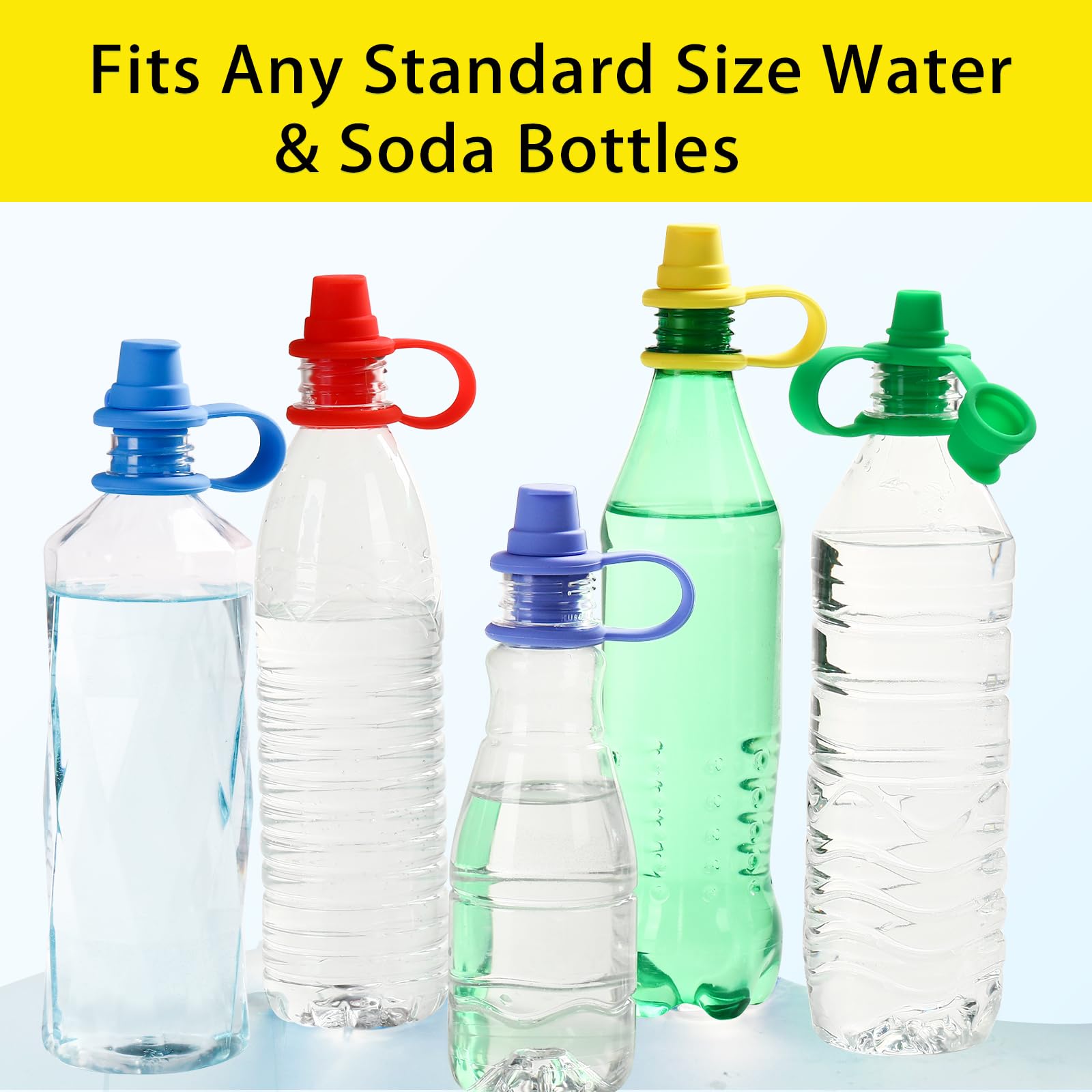 No Spill Silicone Bottle Spout for Toddlers - 5 Pack (Upgraded) - Perfect for Travel & Daycare