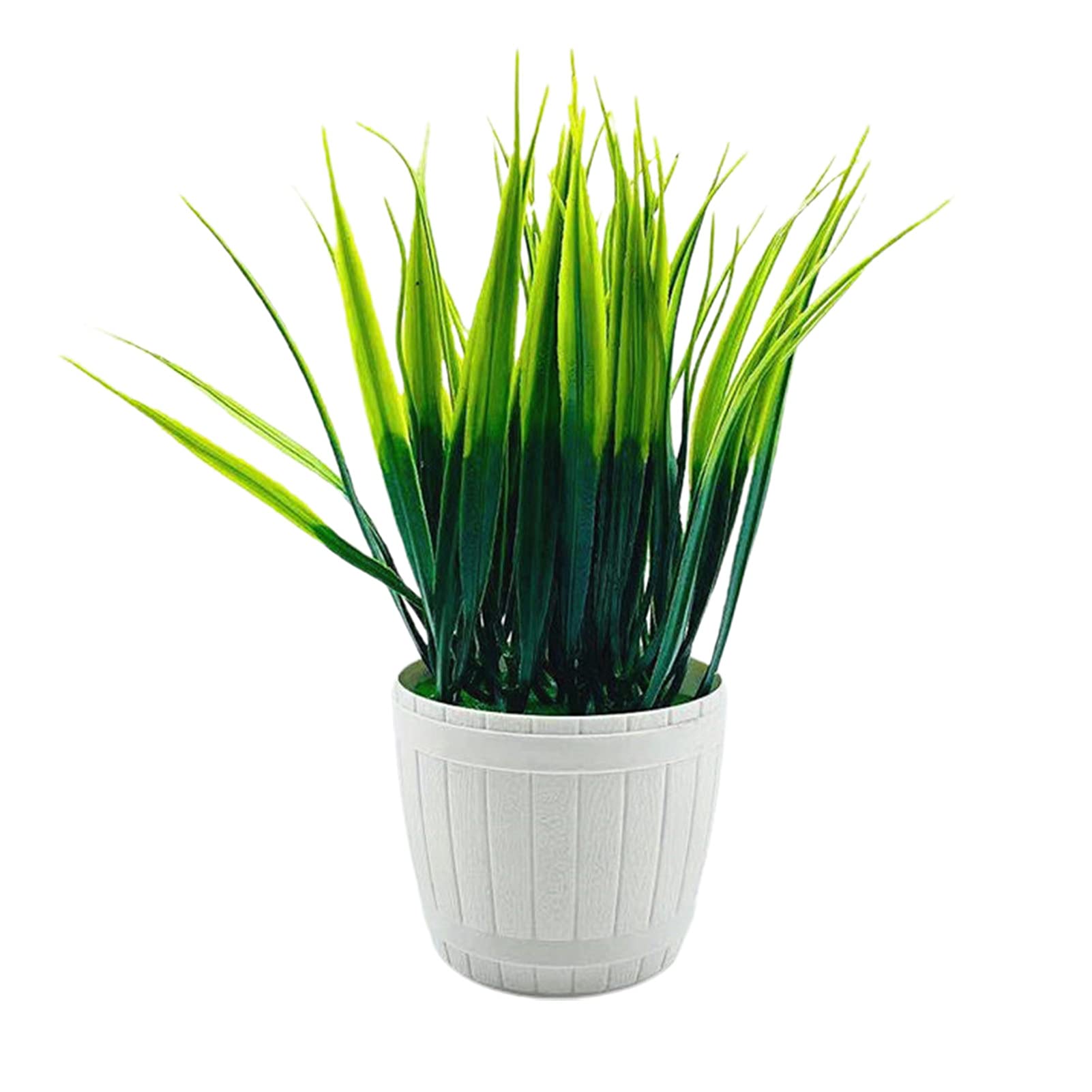 UATS Collectvoice Realistic Artificial Flower Bonsai - Fade-Resistant No Watering Fake Straw Plant for Home & Office Decor | Perfect for Tabletop, Shelf & Indoor Potted Ornament