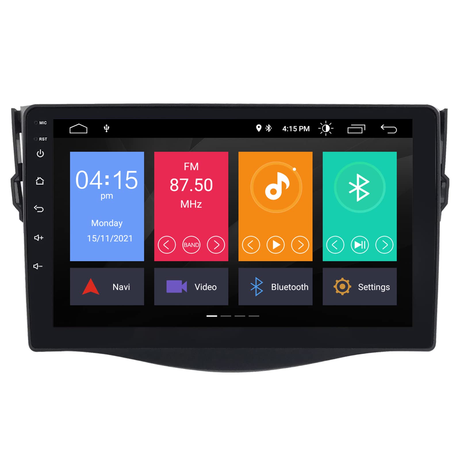 Android 10 Car Stereo with GPS Navigation for Toyota RAV4 2006-2012 | 2 Din Touchscreen Radio | Apple CarPlay/Android Auto | Bluetooth/WiFi | Steering Wheel Control | Rearview Camera | Perfect for Road Trips & Daily Commuting