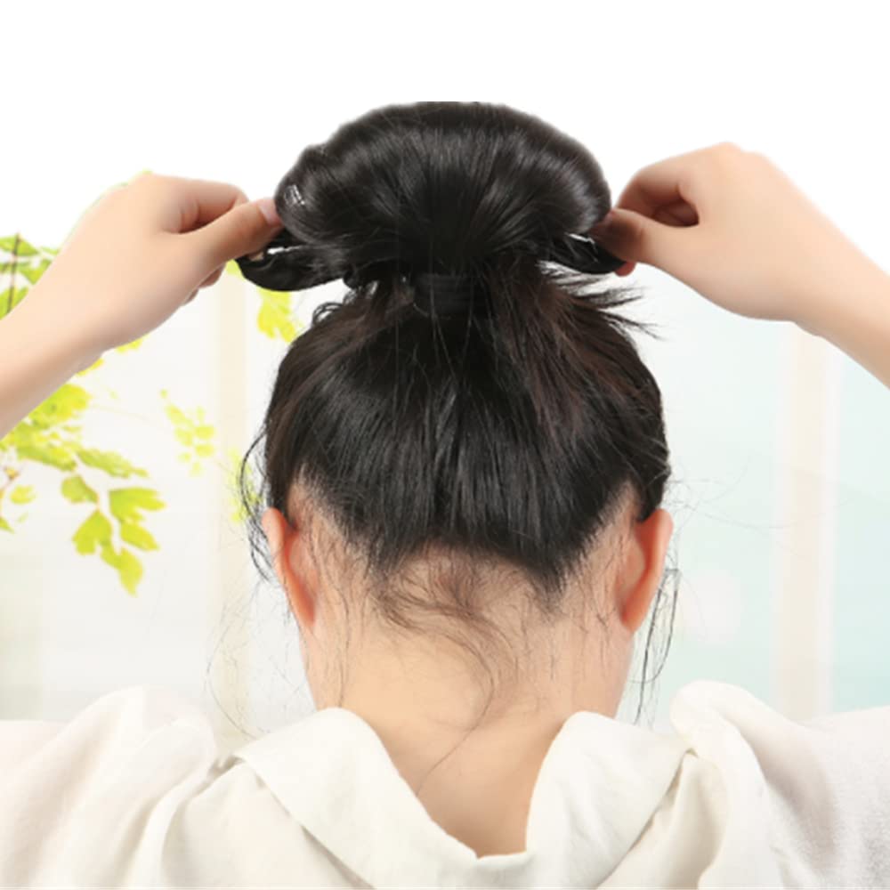 Luoyuanjia Magic Hair Bun Maker - 2 Pack Sponge Hair Foam Twister for Perfect Buns, French Twist & Ballet Hairstyles | Easy Hair Donut Wrap Tool for Women & Girls | Great for Daily Use, Parties & Dance Performances