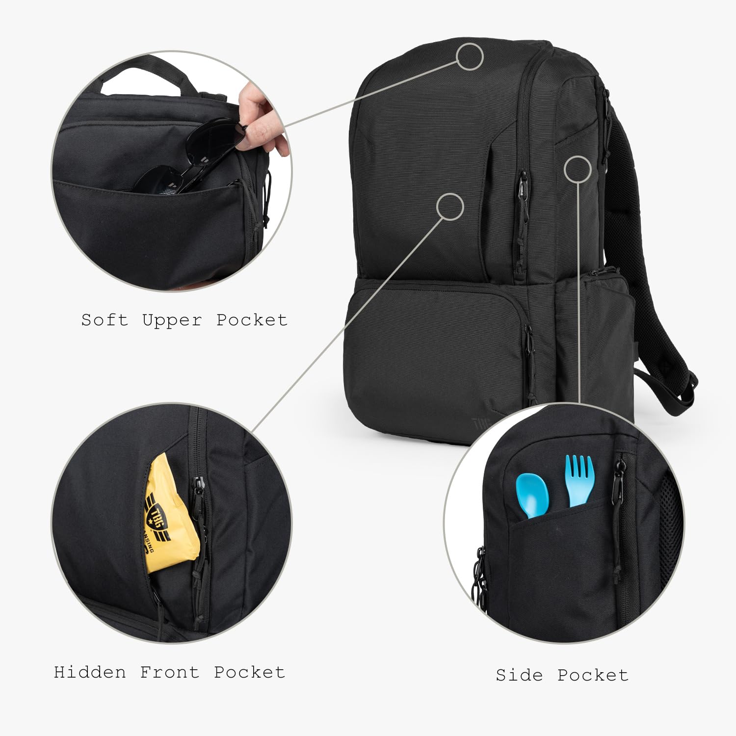 Tactical Baby Gear Expedition Backpack - Durable Diaper Bag for Parents (Black) | Perfect for Outdoor Adventures, Travel & Everyday Use