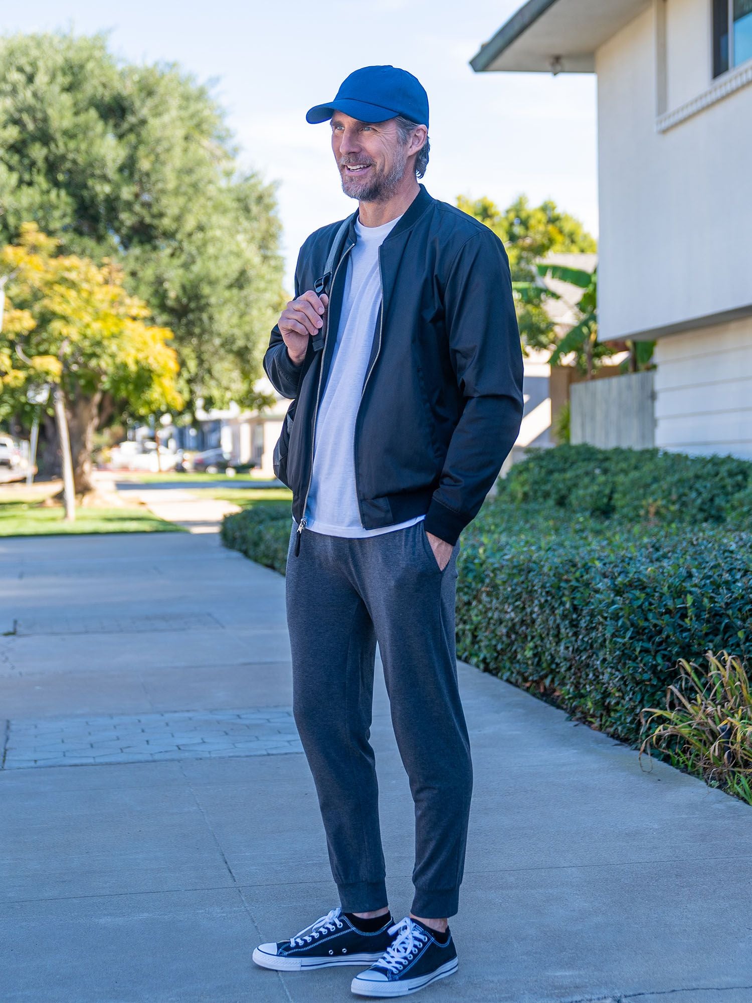 Charcoal Day Off Jogger Pants for Men - Comfortable Casual Lounge & Workout Pants - Perfect for Relaxing, Running Errands and Light Exercise