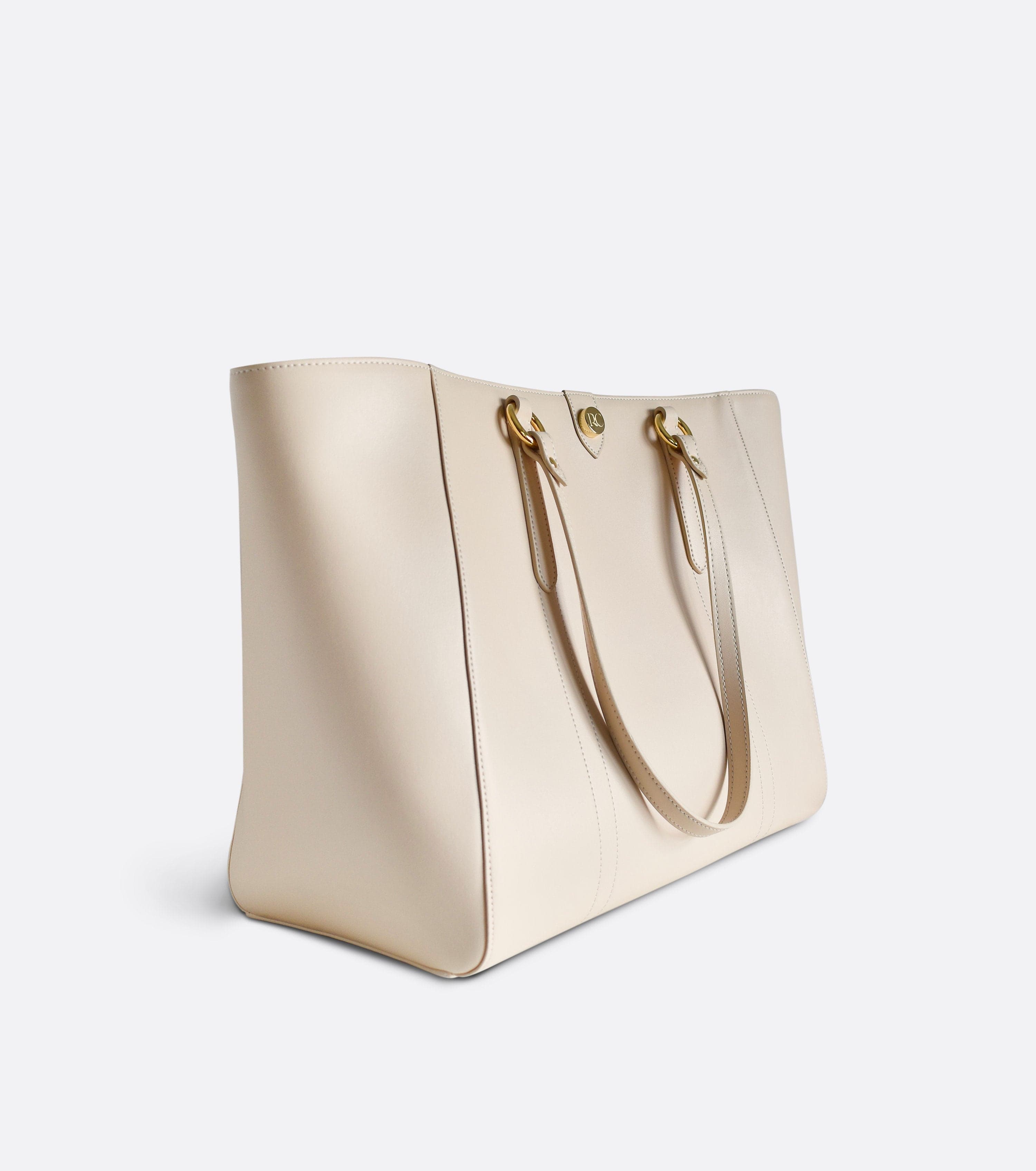 Nomad Vegan Leather Tote Bag for Apple Devices | Beige | Stylish & Eco-Friendly Work & Travel Accessory