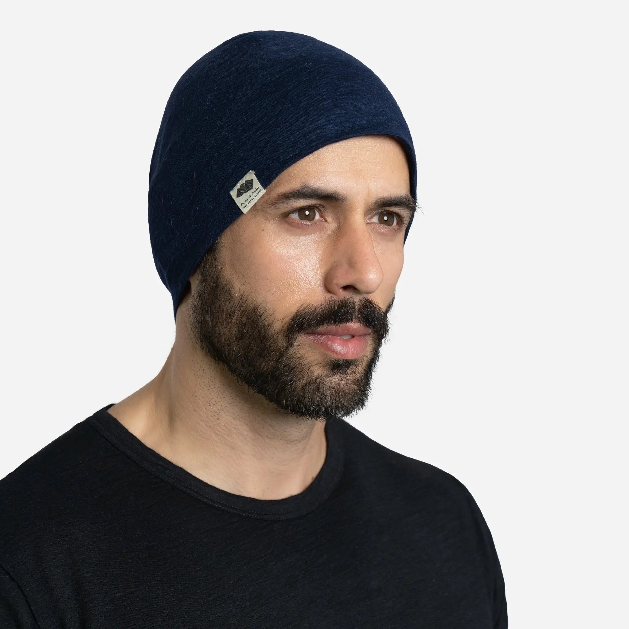 Alpaca Wool Beanie Hat - 160 Ultralight Winter Beanie for Men & Women - Soft & Warm Handmade Knit Cap for Outdoor Activities, Skiing, and Hiking