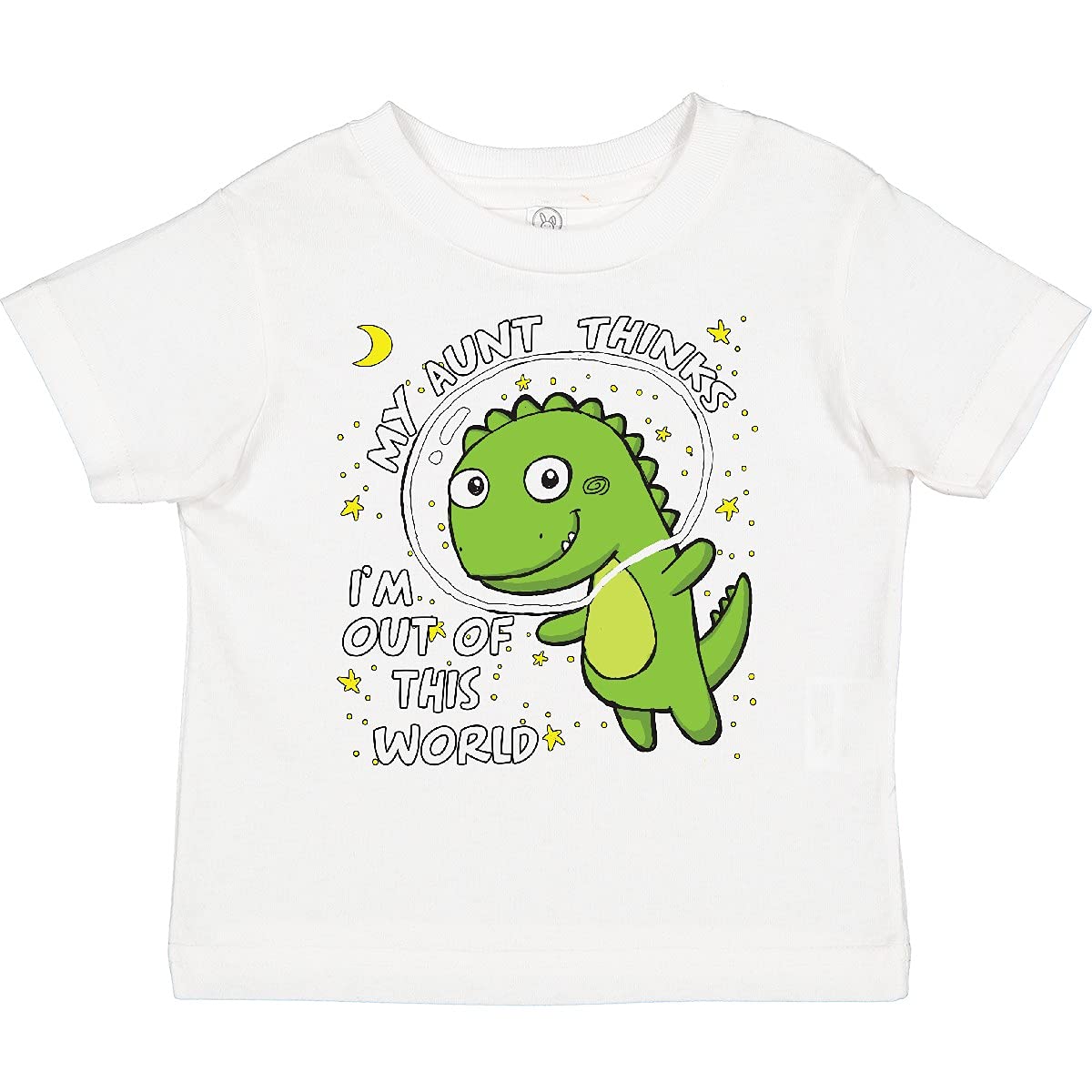 Inktastic My Aunt Dinosaur Toddler T-Shirt - Cute Dino Graphic Tee for Kids, Funny Auntie Gift, Soft Cotton Toddler Shirt - Perfect for Birthdays, Family Reunions & Playdates