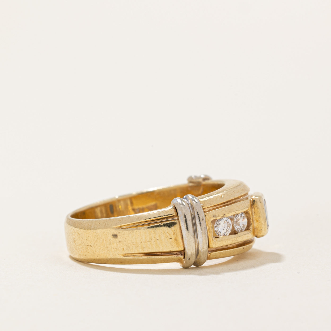 Exquisite 0.20ctw Diamond & Sapphire Cocktail Ring | 0.17ct Genuine Sapphire | Size 7.5 | Elegant Women's Jewelry for Evening Parties, Weddings & Special Occasions