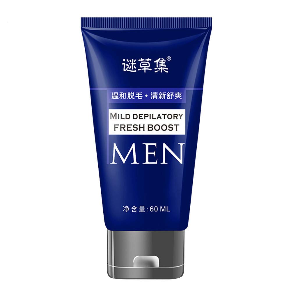 Permanent Hair Removal Cream for Men - Effective Depilatory Cream for Body, Hands & Legs - Long-Lasting Smooth Skin for Grooming & Confidence