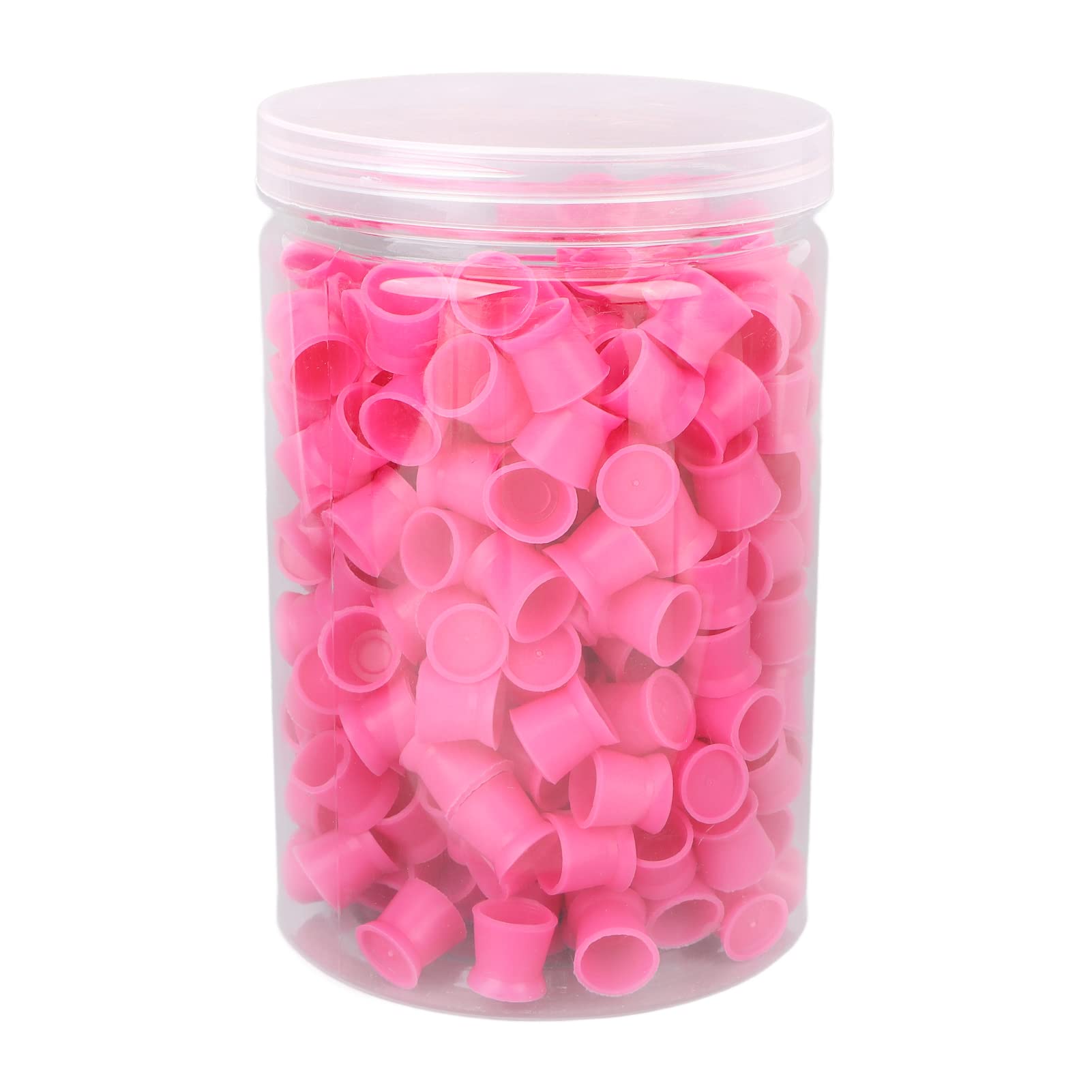 300-Piece Disposable Silicone Ink Cups for Eyebrow & Lip Tattoo Pigment - Perfect for Tattoo Artists, Microblading, and Permanent Makeup Applications