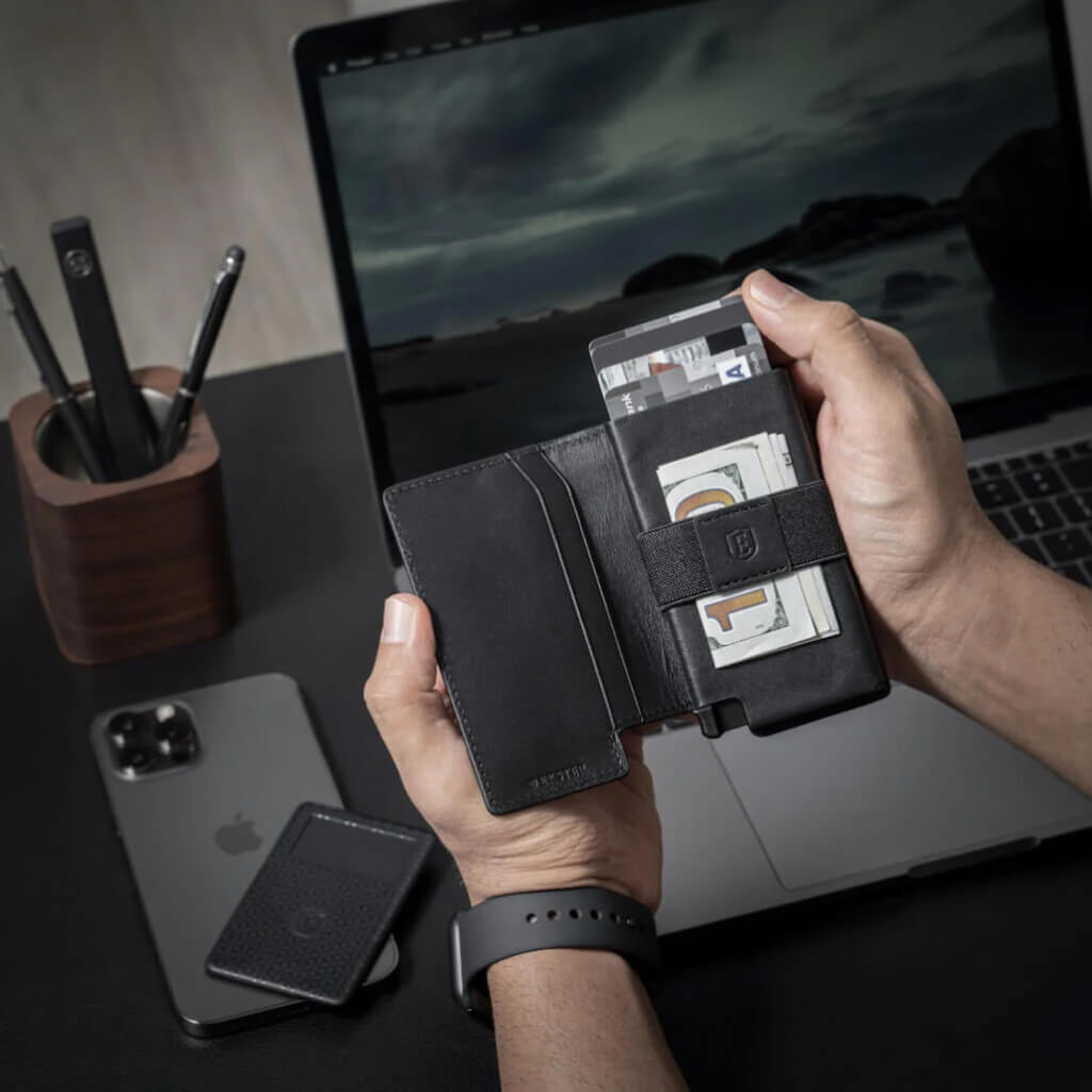 Ekster Smart Wallet for Men - RFID Blocking Slim Minimalist Front Pocket Wallet with Money Clip | Perfect for Travel, Business & Everyday Carry
