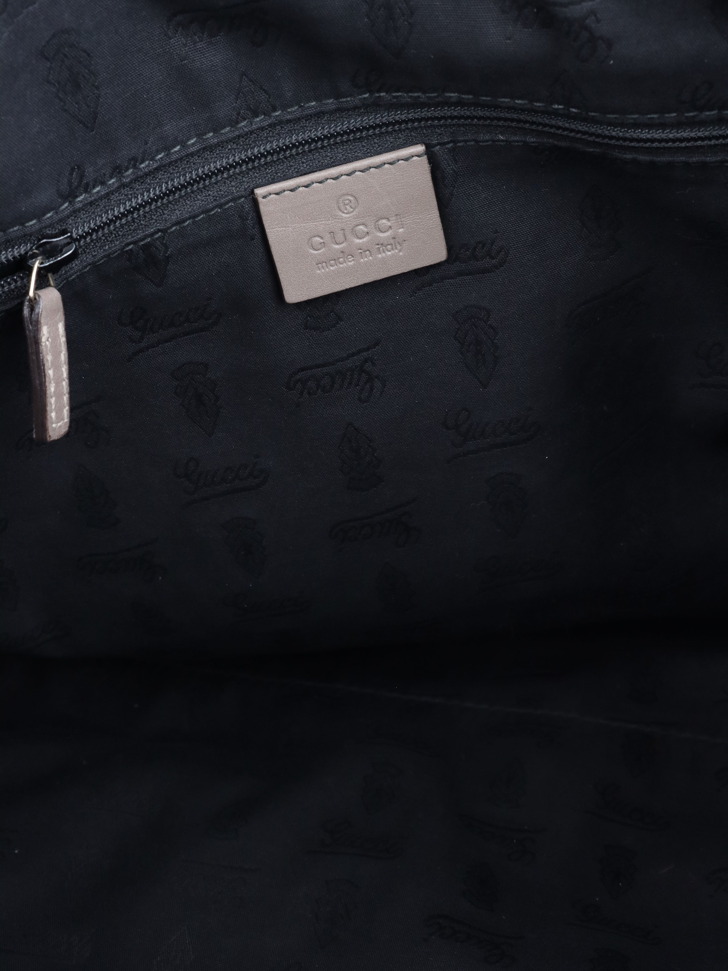 Gucci Grey Monogram Sukey Leather Tote Bag for Women - Luxury Designer Handbag for Work, Travel & Everyday Use