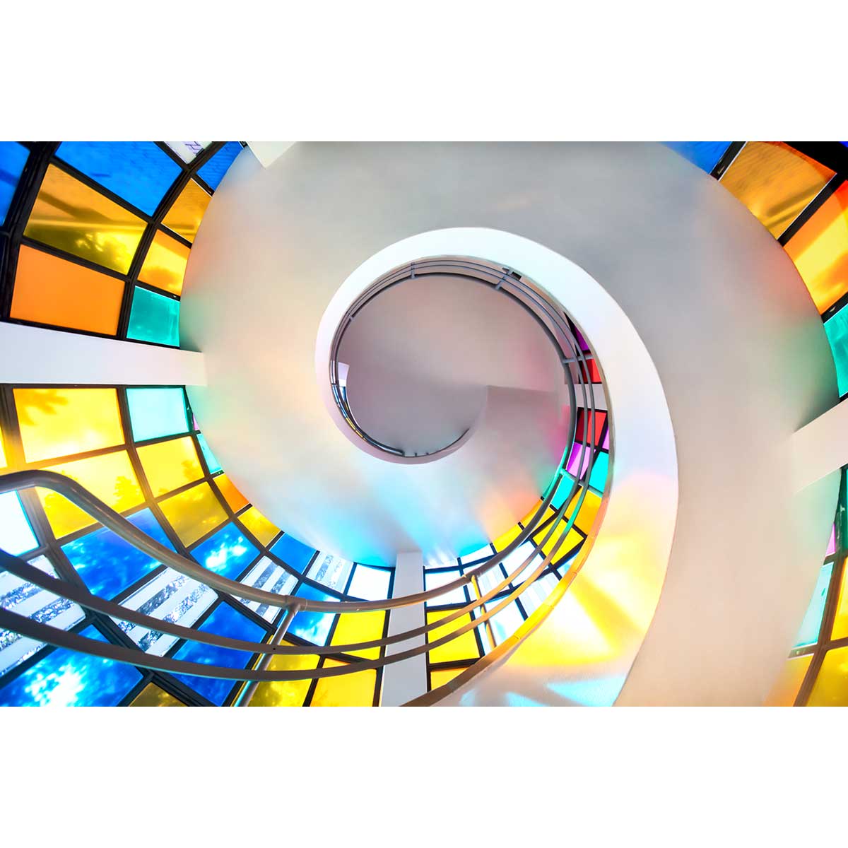 Suspended Shapes #3 - Modern Geometric Wall Art Decor for Living Room, Bedroom & Office - Perfect for Home & Office Decor