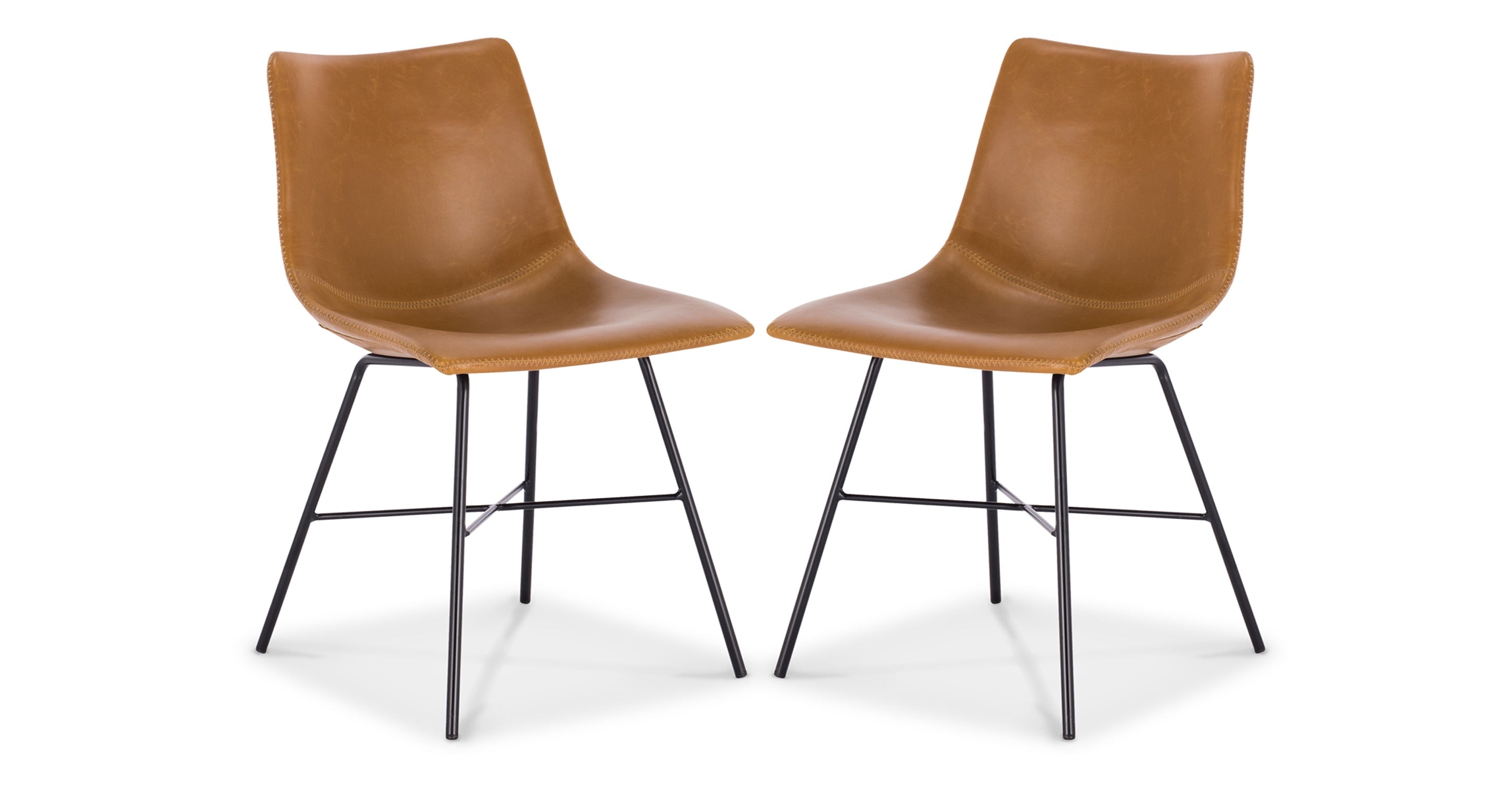Paxton Modern Dining Chair - Sturdy Wooden Kitchen Chairs Set of 2, Comfortable Upholstered Seat - Perfect for Dining Room, Kitchen, Breakfast Nook & Small Spaces