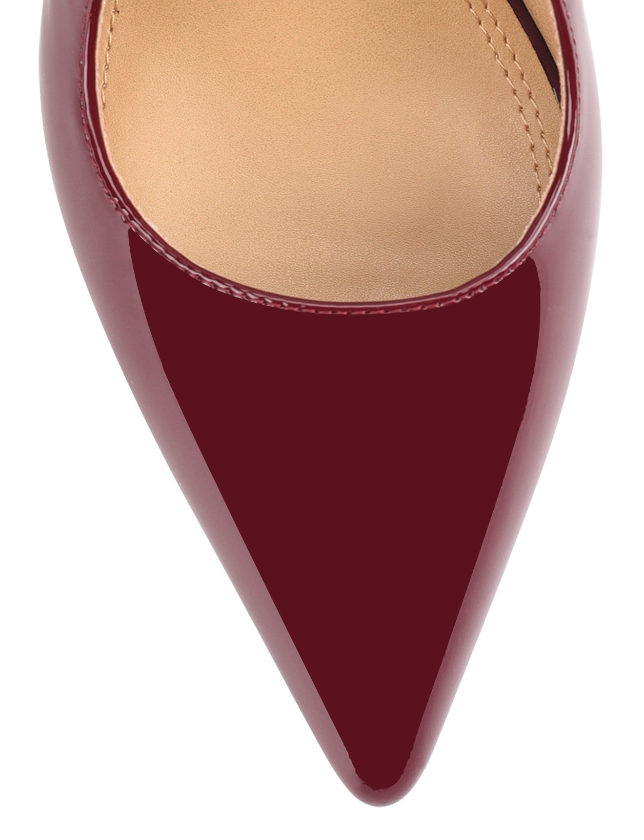 Cipriani Women's Stiletto High Heel Pumps - Wine Red Patent Leather Shoes for Party, Wedding & Evening Wear