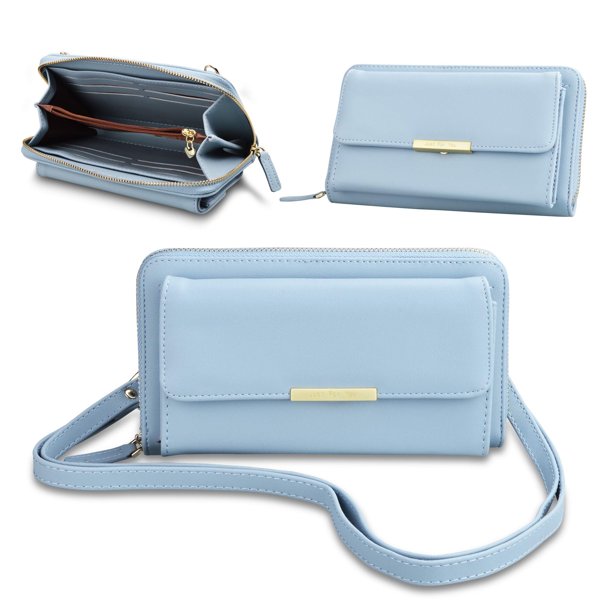PU Leather Crossbody Phone Wallet for Women - Small Clutch Purse with Card Holder, Multi-Functional Cellphone Pouch | Perfect for Travel, Shopping & Everyday Use