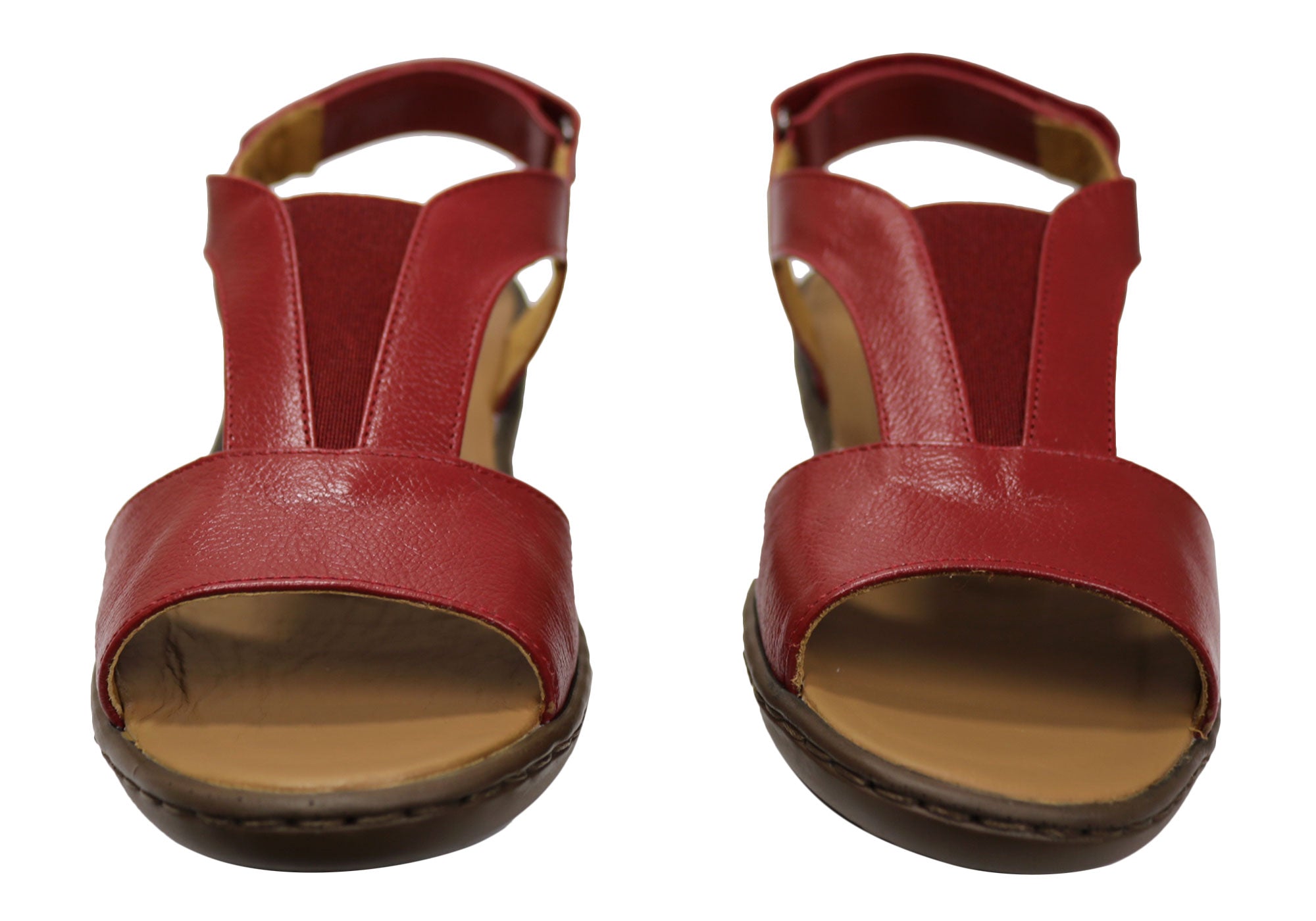 Opananken Elva Women's Comfortable Brazilian Leather Sandals - Stylish Summer Casual & Beach Walking Sandals for Women