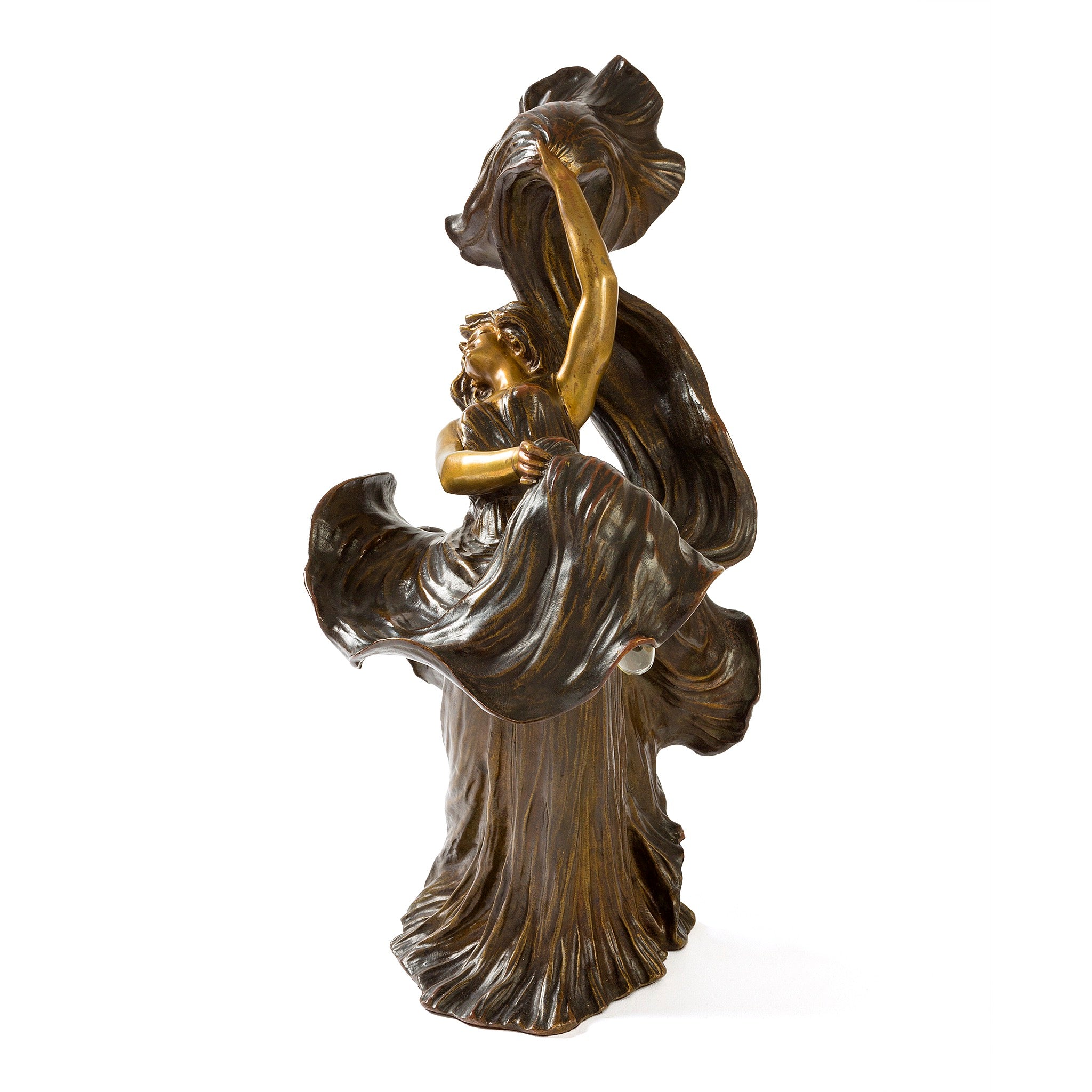 Clara Pfeffer Loie Fuller Sculpture - Elegant Art Deco Figurine for Home Decor, Office Display & Gift Ideas