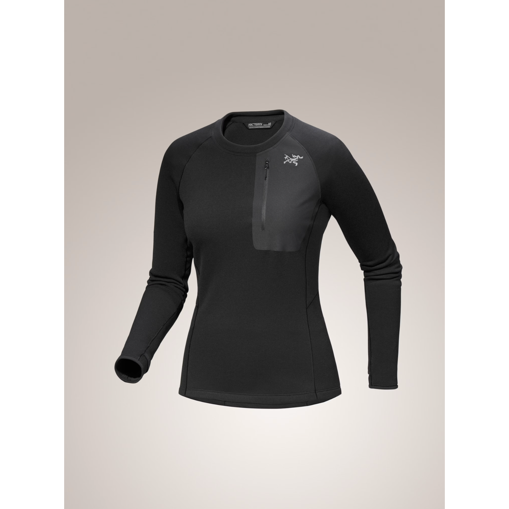 Arc'teryx Women's Kyanite Baselayer Crew Neck - Lightweight Merino Wool Thermal Top for Hiking, Skiing & Outdoor Activities