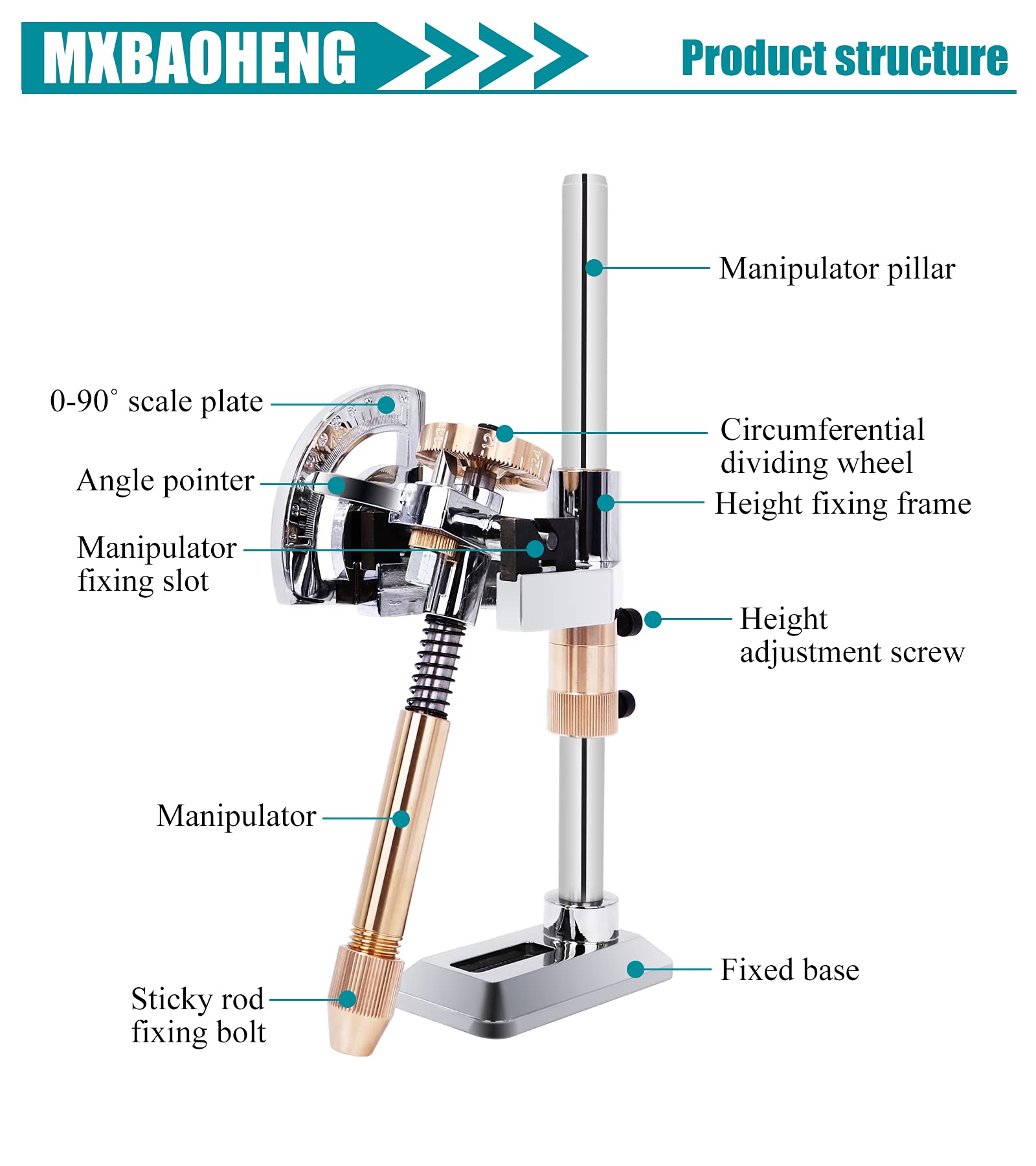 Professional Jade Faceting Machine - 96 Scale Adjustable Gem Grinding & Polishing Tool for Jewelry Making, Lapidary Work - Perfect for Gem Cutting, Stone Polishing & Jewelry Crafting