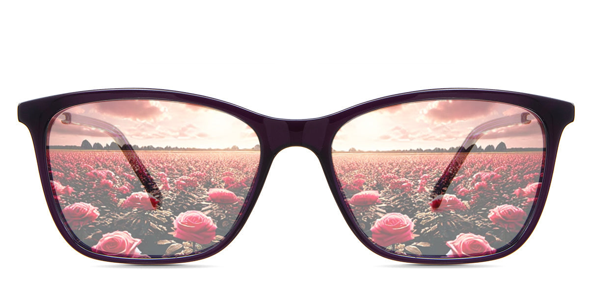 Elle Women's Prescription Tinted Glasses - Stylish & UV Protection for Everyday Wear, Reading, and Outdoor Activities