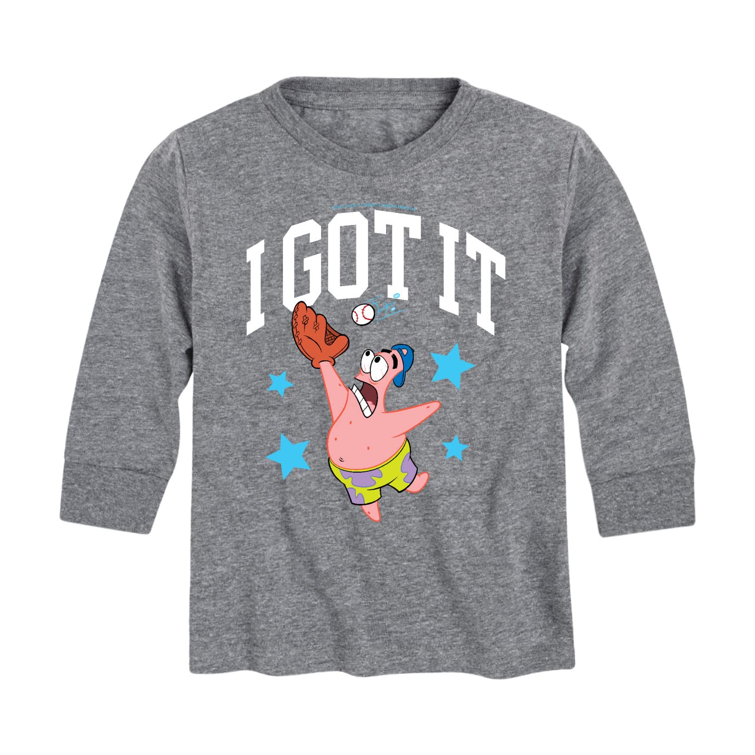 HYBRID APPAREL Spongebob Squarepants 'I Got It' Graphic T-Shirt for Toddler & Youth - Long Sleeve Cotton Tee for School, Playdates & Cartoon Lovers