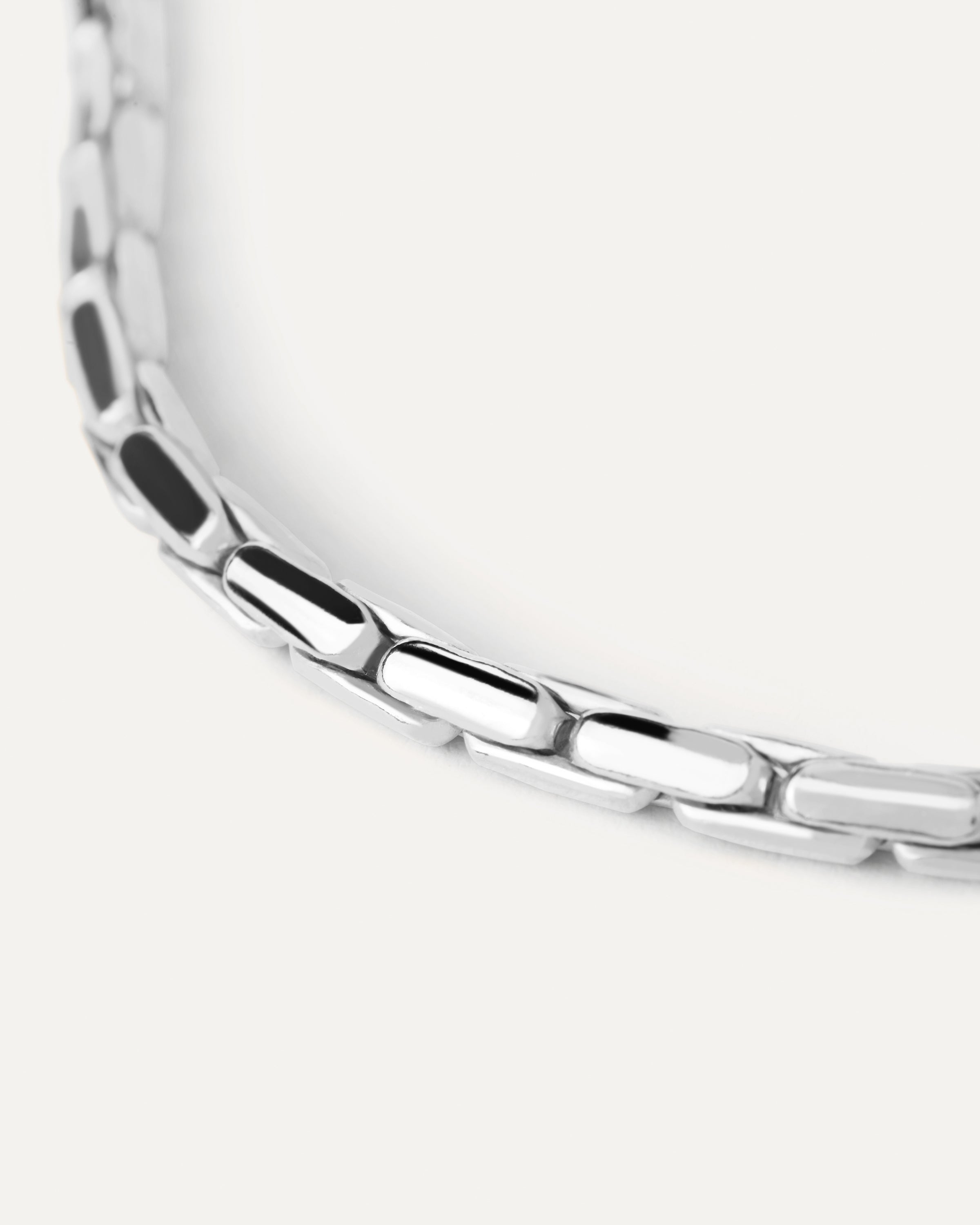 Large Boston Silver Chain Necklace for Women - Elegant 925 Sterling Silver Chunky Link Necklace Jewelry | Perfect for Casual Wear, Parties & Gifts