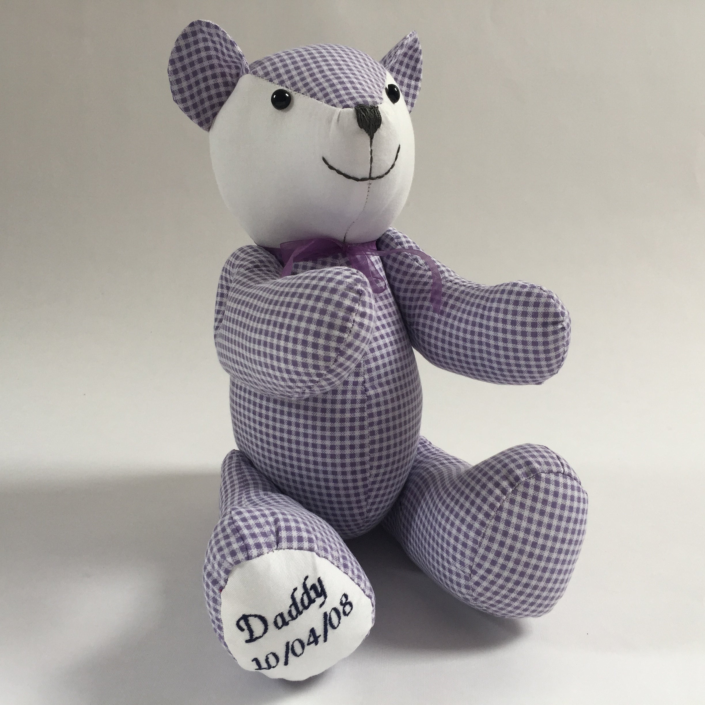 Personalized Memorial Memory Bear - Custom Keepsake Stuffed Animal for Grieving & Healing | Sympathy Gift for Loss of Loved One, Baby, Pet | Comforting Plush Teddy for Remembrance & Emotional Support