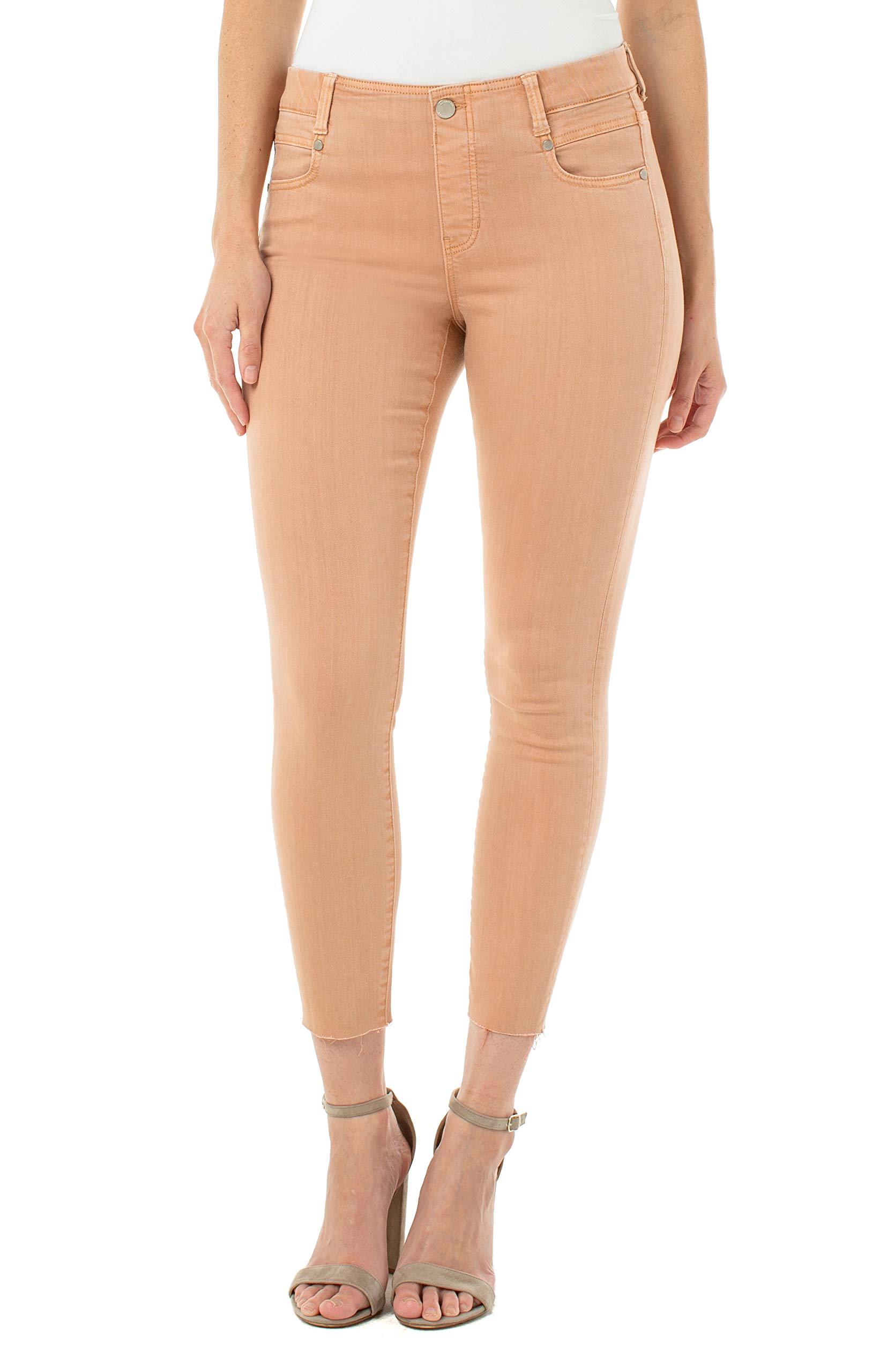 Liverpool Women's High Performance Denim Jeans - Gia Glider Crop Cut Hem for Comfort & Style | Perfect for Casual Wear, Work & Night Out