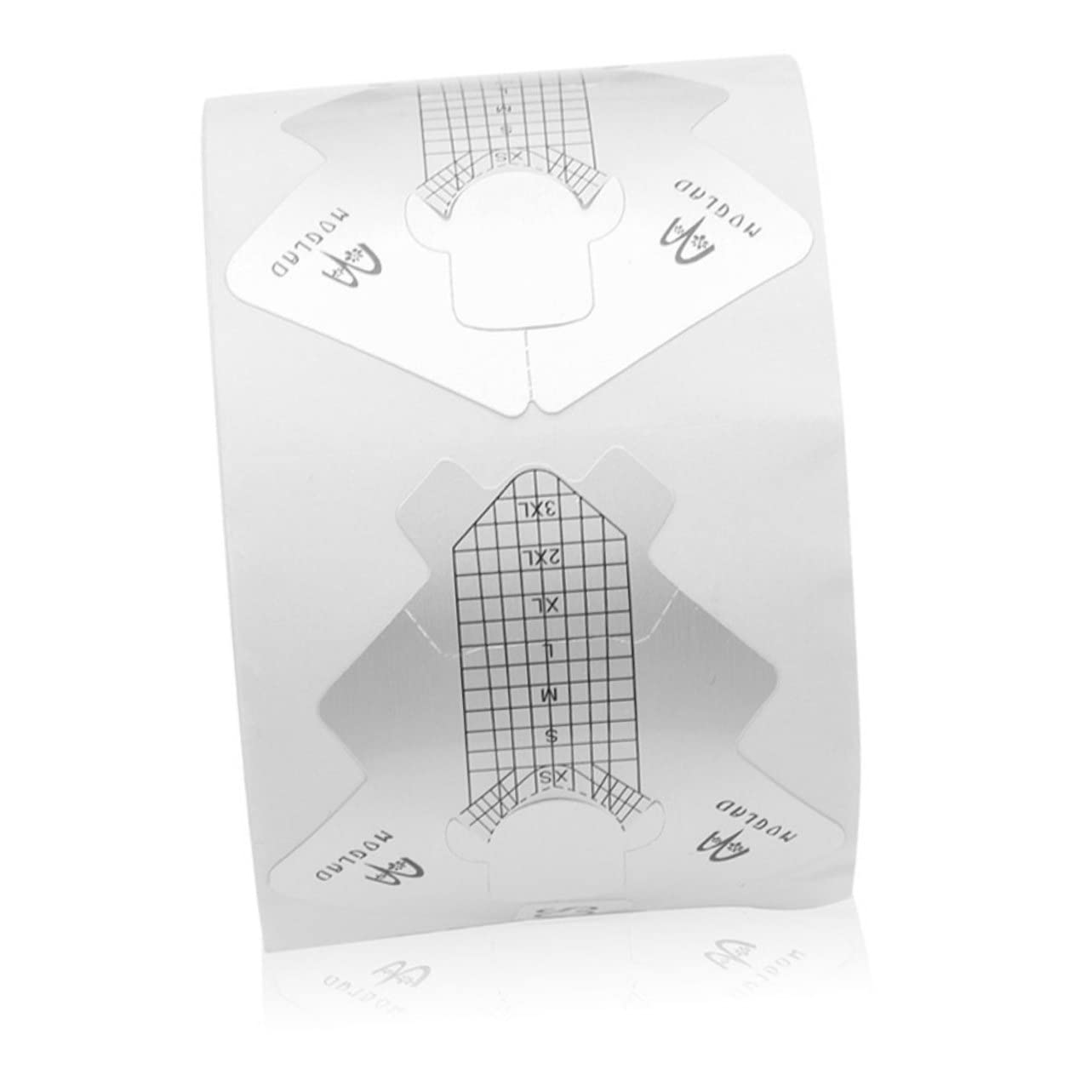 FRCOLOR Fish Shaped Nail Paper Holder - 1 Roll French Manicure Stickers for Professional Nail Art | Acrylic Nail Forms, UV Guide & Foil Stickers | Perfect for Salon, Home DIY & Nail Art Enthusiasts