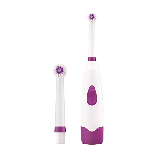 CactusAngui Kids Electric Toothbrush - 360° Rotating Waterproof Ultrasonic Toothbrush for Children, Soft Bristles, Purple | Perfect for Home, Travel & School Use