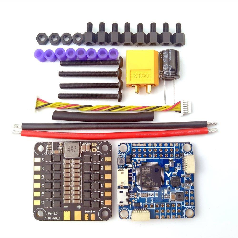 DarwinFPV Betaflight F4 V3S Flight Controller with Built-in Image Filtering OSD & 30A 4-in-1 ESC - 30x30mm Flytower for FPV Drones - Perfect for Racing, Freestyle Flying and Aerial Photography
