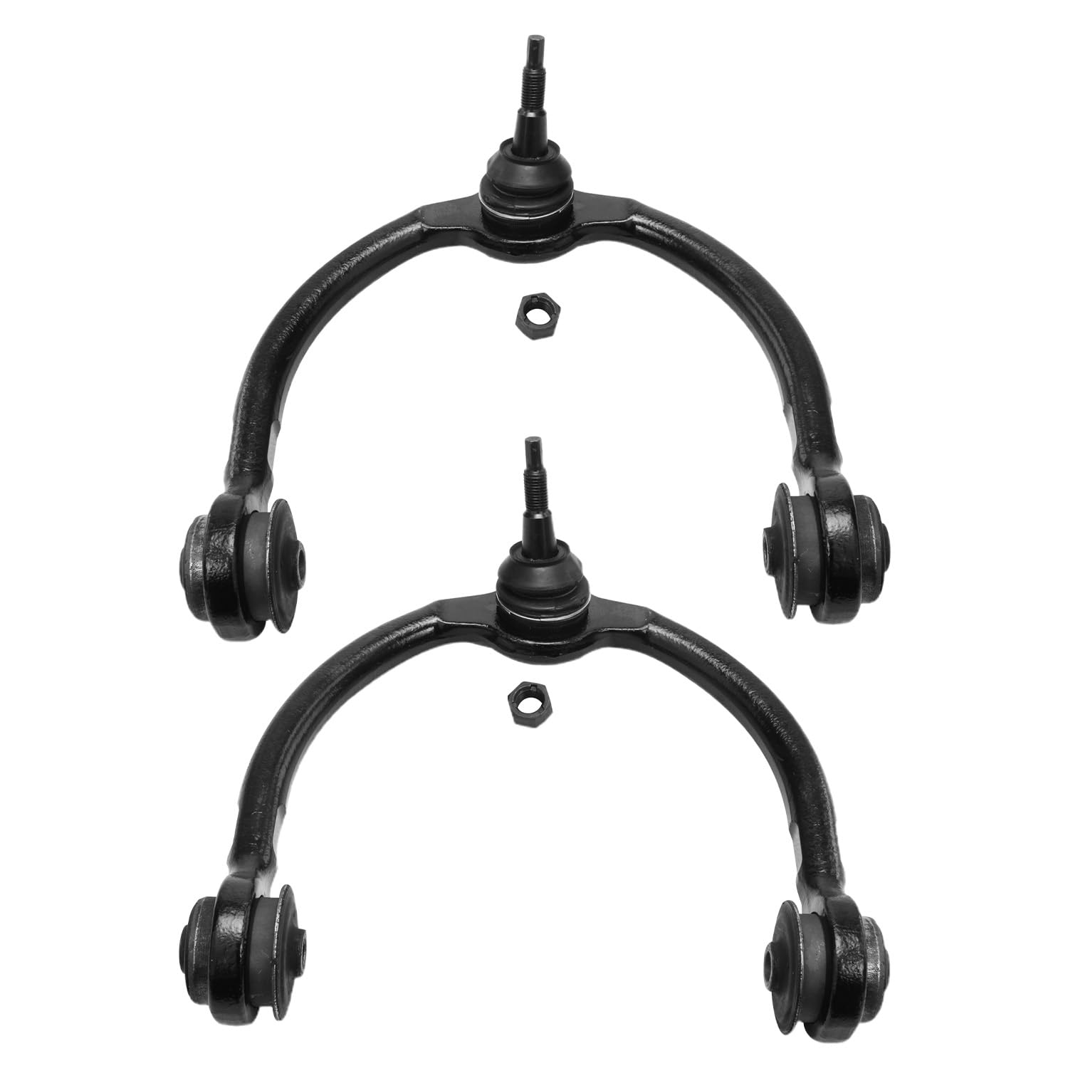 Detroit Axle 4-Piece Front End Control Arm Kit for 2005-2010 Jeep Grand Cherokee & Commander - Upper Control Arms with Ball Joints & Outer Tie Rod Ends Replacement - Off-Road, Daily Driving & Suspension Repair