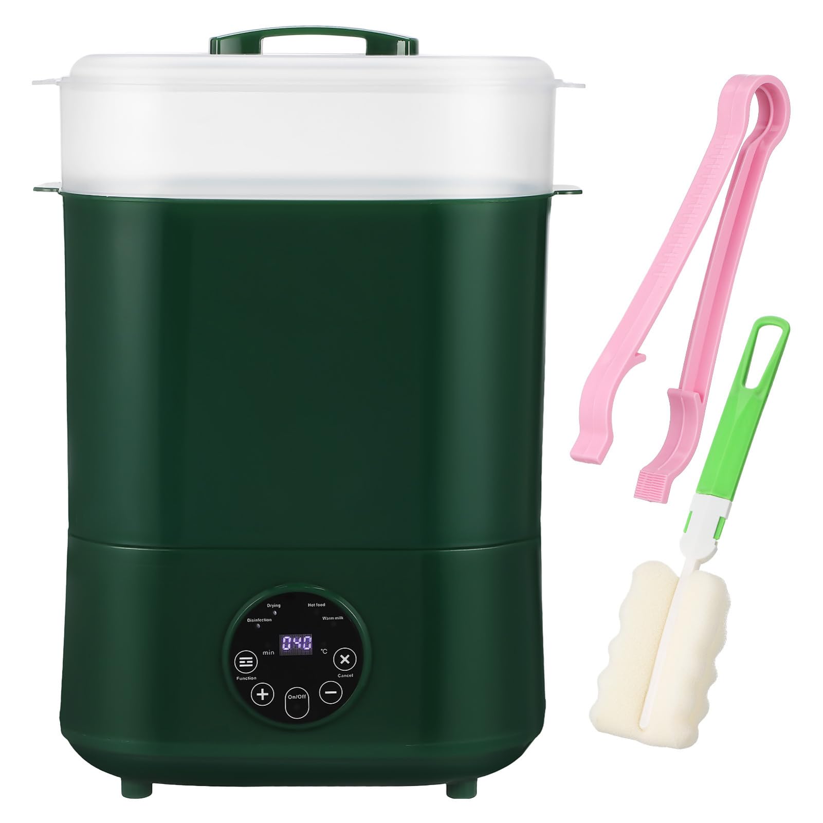 iFundom Baby Bottle Sterilizer and Dryer - Electric Steam Sterilizing Machine for Infant Feeding Bottles, Pacifiers & Breast Pump Parts - Perfect for Nursery, Travel & Daycare Use