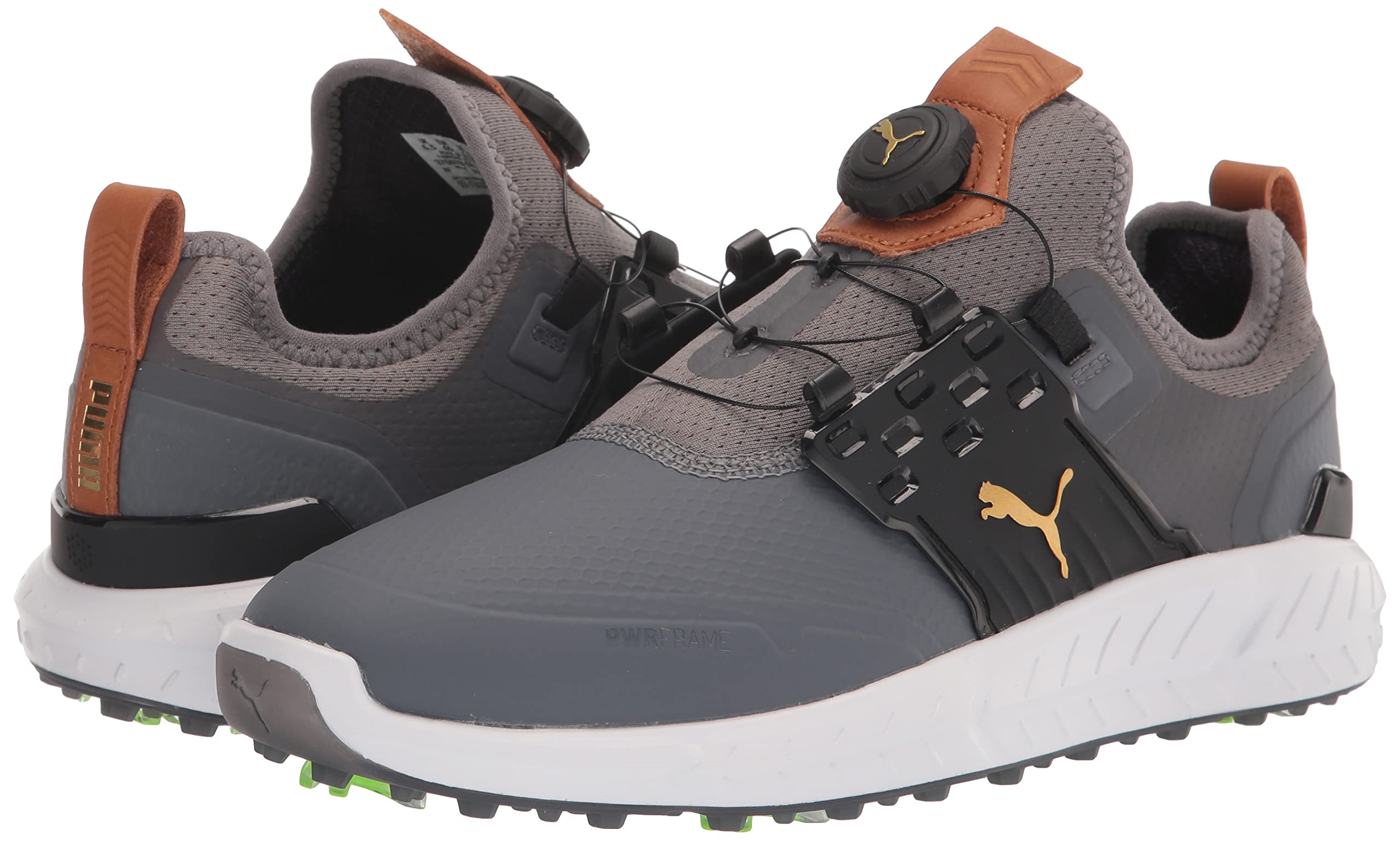 Puma Men's Ignite Articulate Spiked Golf Shoes - Lightweight & Waterproof for Comfortable Swing - Perfect for Golf Course & Driving Range