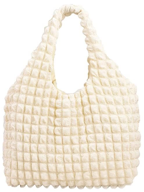 Stylish Bubble Hobo Bags for Women - Soft Cloud Shoulder Tote Bag, Casual Purse & Work Satchel - Perfect for Office, Travel and Everyday Use