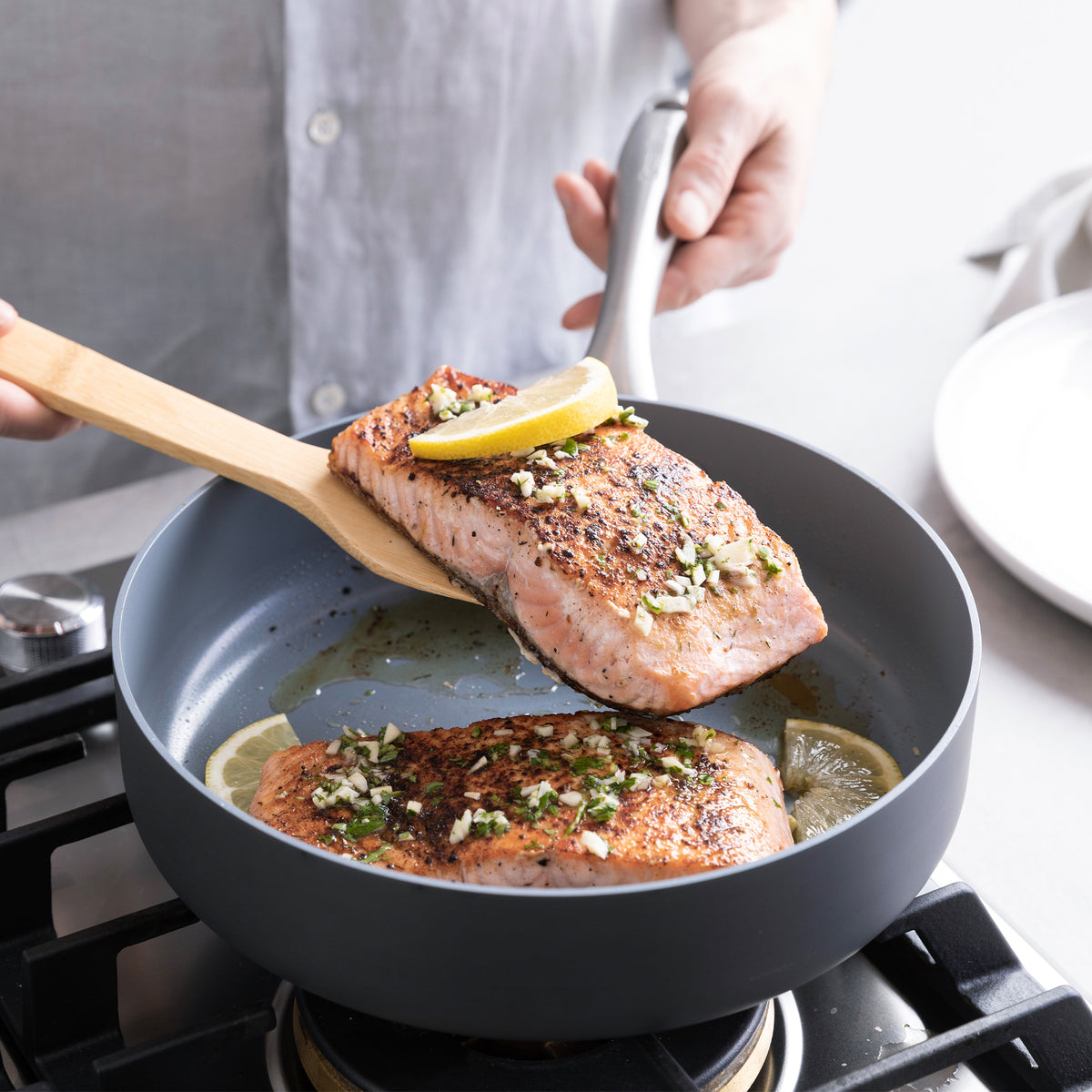 Lima Ceramic Nonstick 12-Piece Cookware Set - Healthy Non-Toxic Frying Pans & Pots for Induction, Gas, Electric Stoves - Perfect for Sauteing, Frying, Boiling & Everyday Cooking