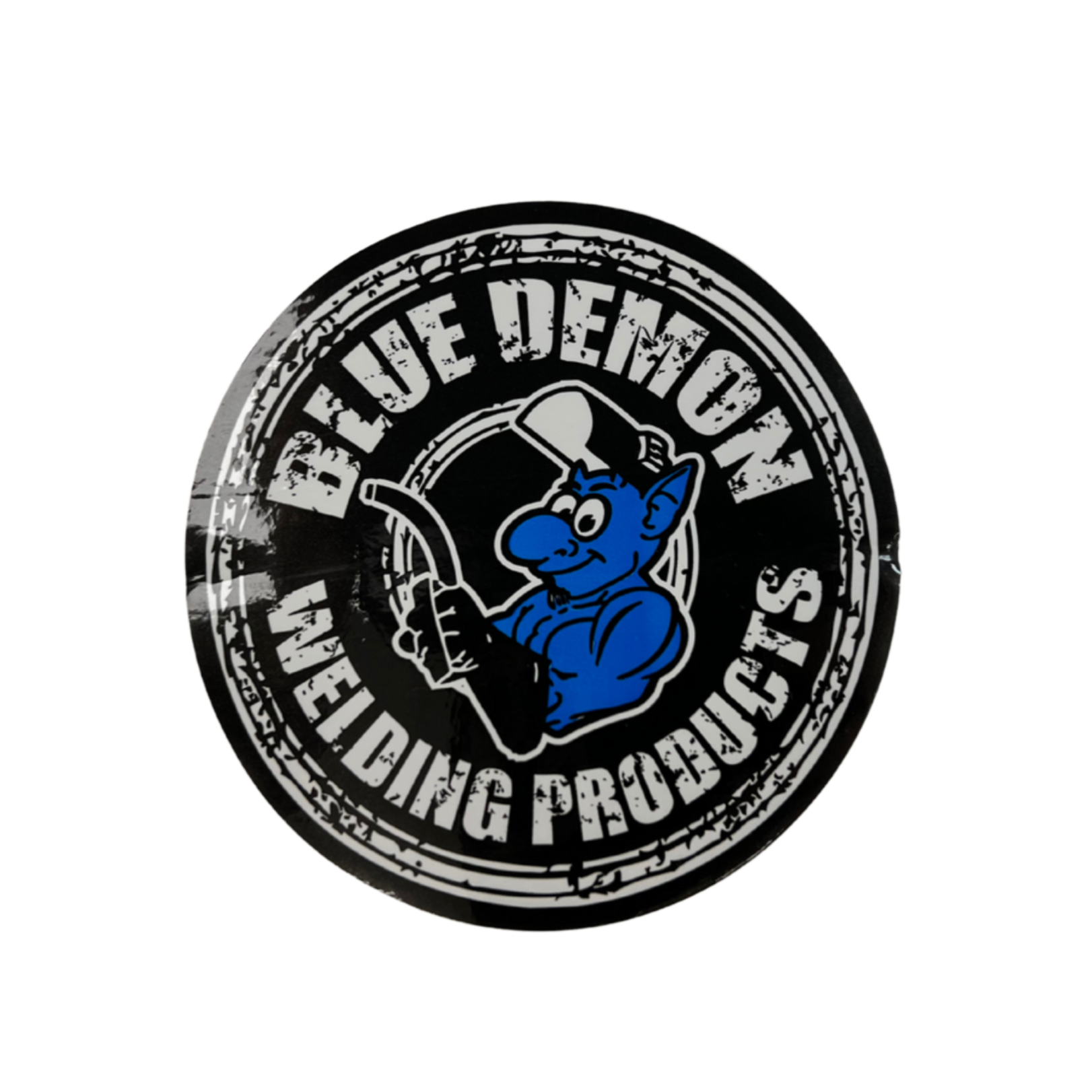 Blue Demon Sticker - Premium Vinyl Decal for Cars, Laptops, Walls - Waterproof & UV Resistant - Perfect for Customizing Vehicles, Electronics, and Home Decor