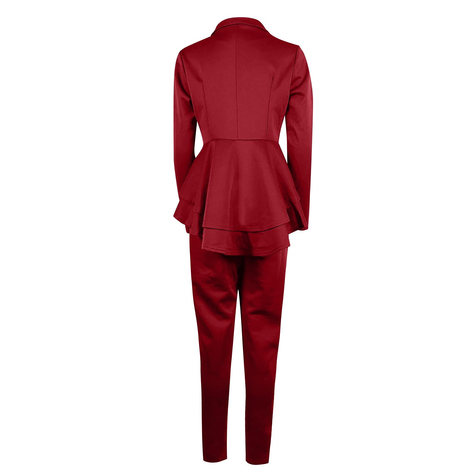 Sexy Women's Two-Piece Outfits - V-Neck Ruffles Patchwork Design Fashion Sets for Women | Perfect for Date Night, Parties & Summer Vacations