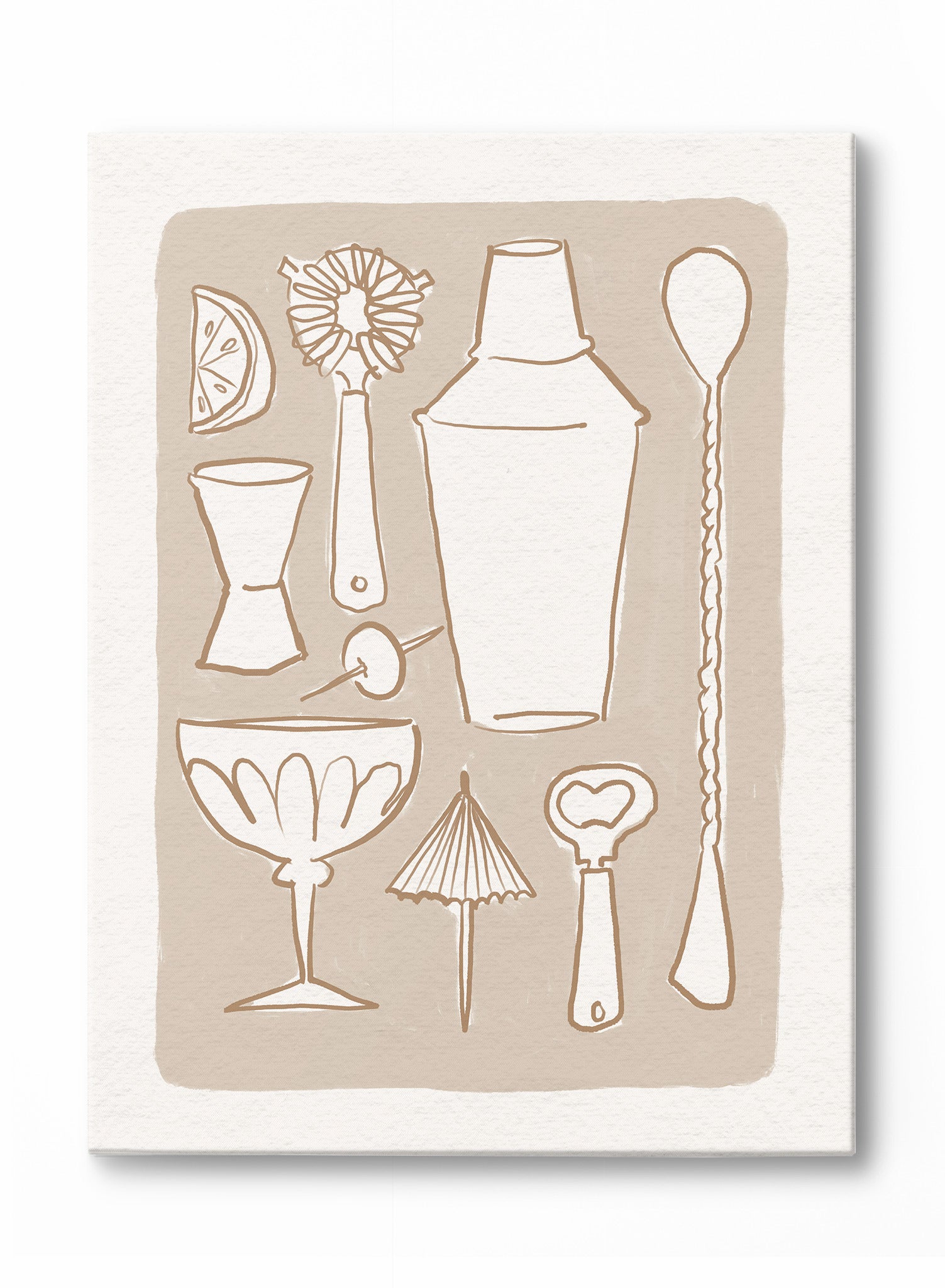 Mixologist Essentials - Professional Cocktail & Bartending Tools Poster - Perfect for Home Bars, Cocktail Parties & Bartender Training