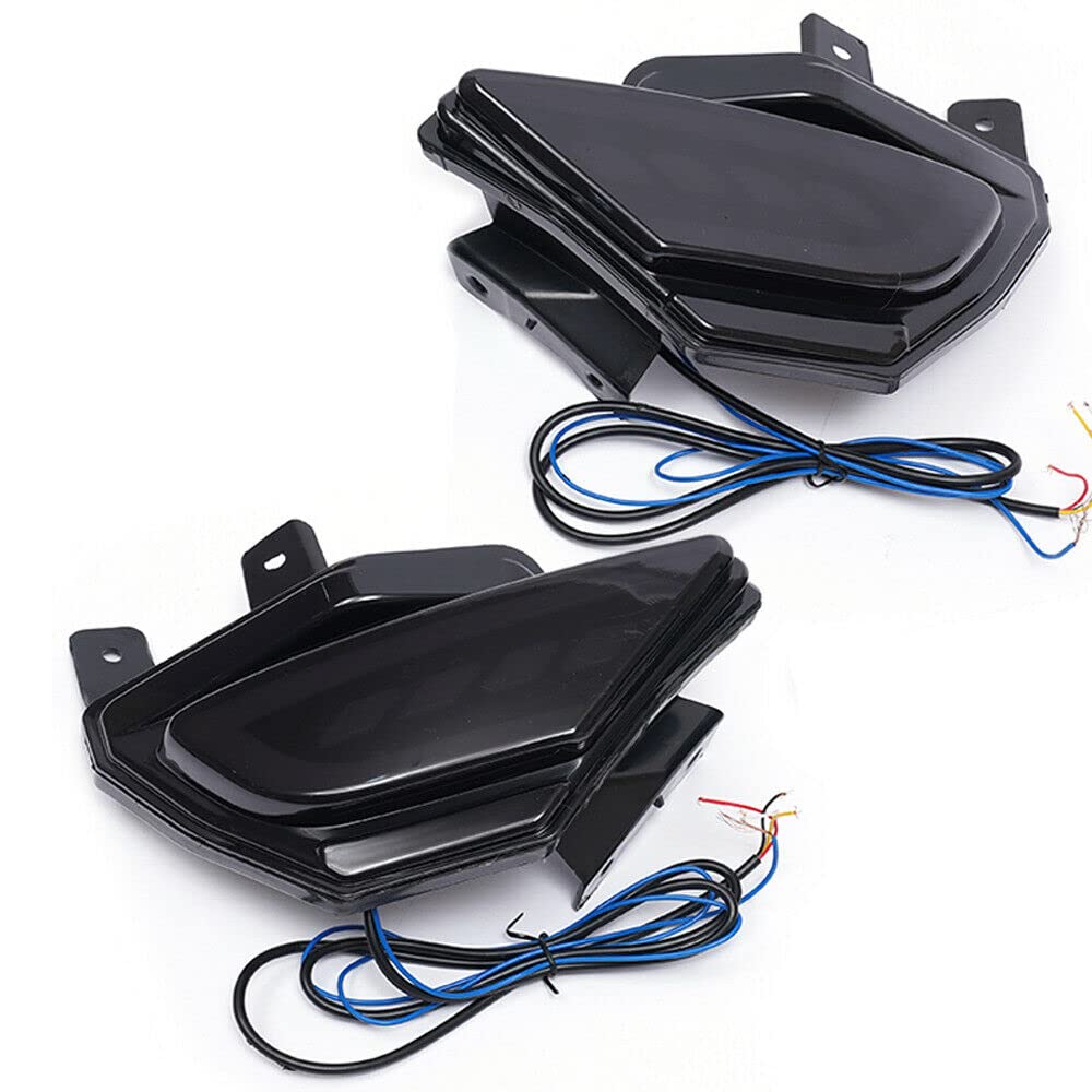 LED Rear Bumper Reflectors with Fog & Brake Lights - Compatible with Toyota RAV4 2016-2018 - Plug & Play Tail Light Kit - Perfect for Night Driving & Enhanced Vehicle Safety