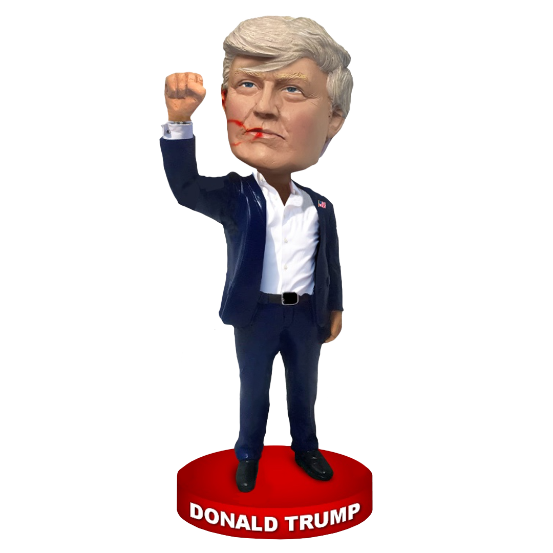 Keep Fighting Bobblehead - Motivational Desk Decor for Office, Home & Gifts | Fun Collectible for Sports Fans & Inspirational Decor