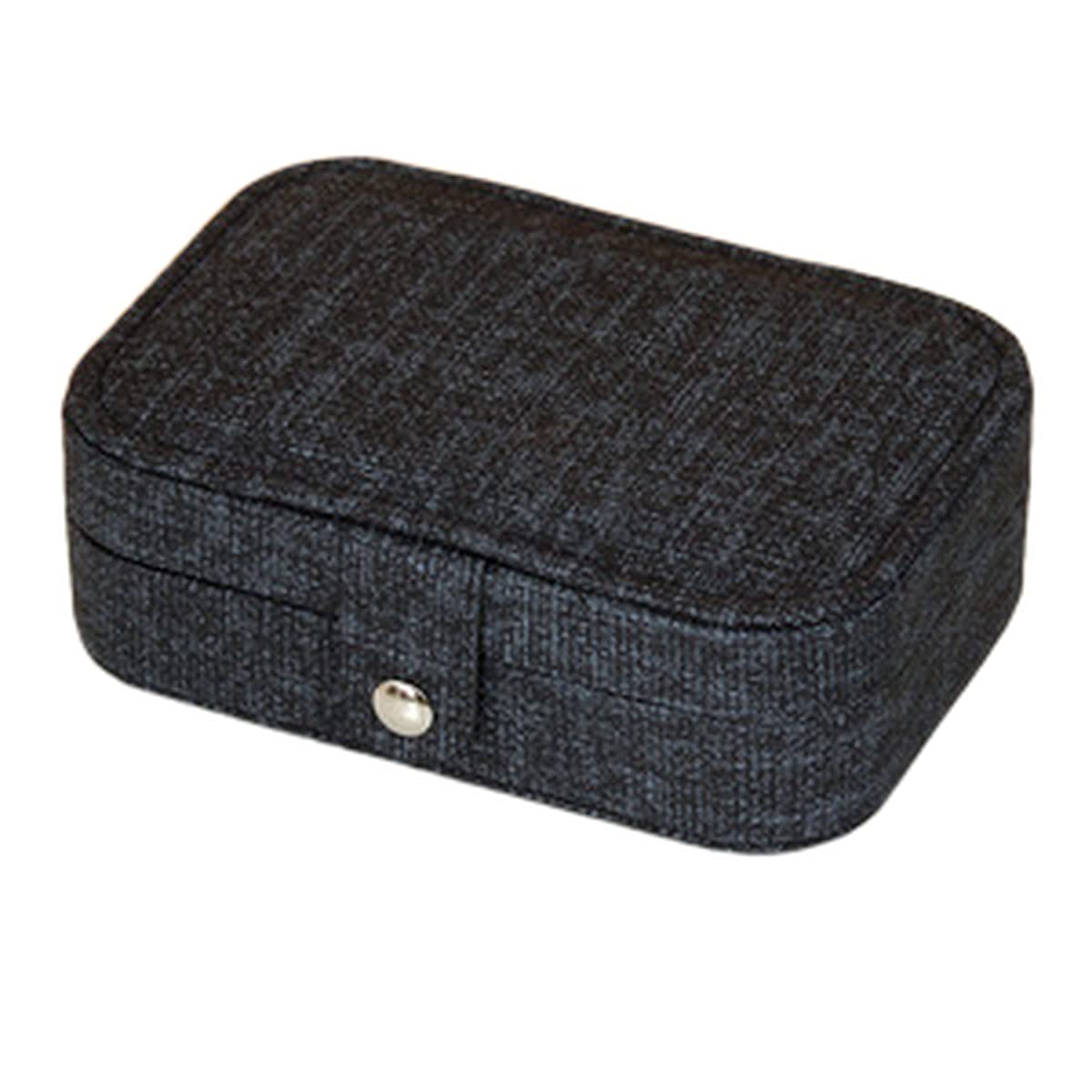 JIBIACB Small Jewelry Box for Women & Girls - Portable Travel Jewelry Organizer for Rings, Earrings, Necklaces & Bracelets - Perfect for Gifts, Home Storage & Travel Accessories