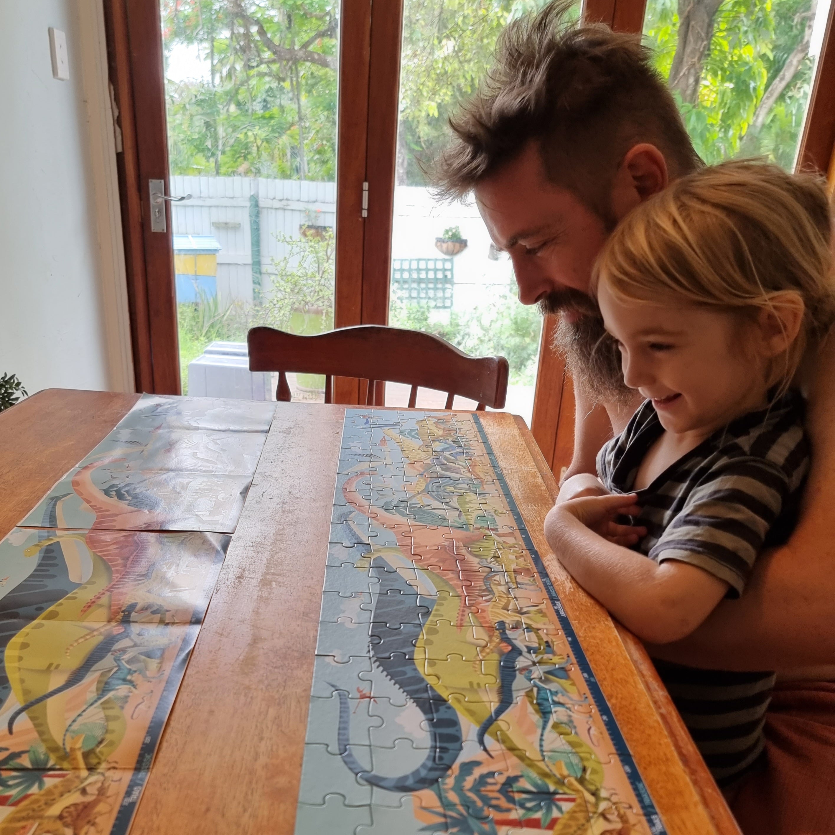 100-Piece Dinosaur Panoramic Puzzle for Kids - Educational Jigsaw Puzzle for Family Game Night, Birthday Gifts & Classroom Activities