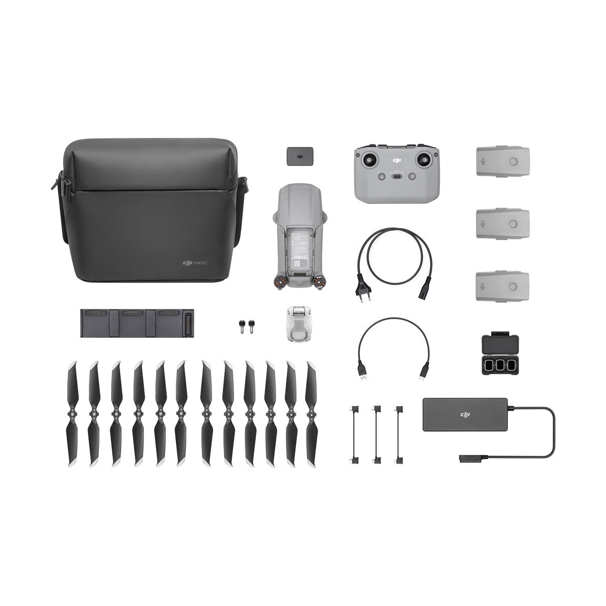 DJI Mavic Air 2 Fly More Combo - 4K Drone with 34 Min Flight Time, 48MP Camera, 3-Axis Gimbal | Perfect for Aerial Photography, Travel Vlogging & Outdoor Adventures