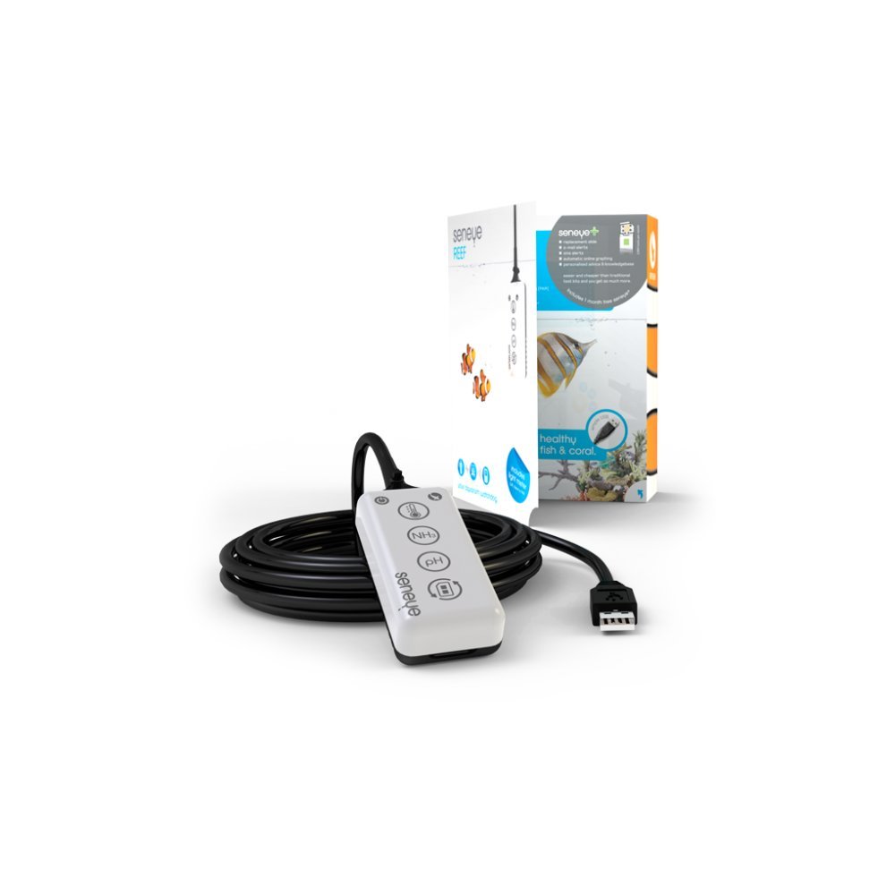 Reef Aquarium Water Quality Monitor & PAR Meter - Professional Saltwater Tank Testing for Coral Growth & Aquatic Plant Health