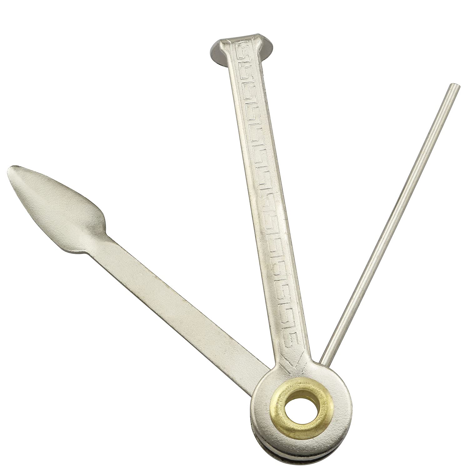 RLECS 2-Pack Stainless Steel 3-in-1 Pipe Cleaning Tool Set - Czech Pipe Tool with Scraper, Tamper & Poker for Tobacco Pipes, Perfect for Pipe Smokers & Collectors - Home Use, Travel & Outdoor Smoking Accessories