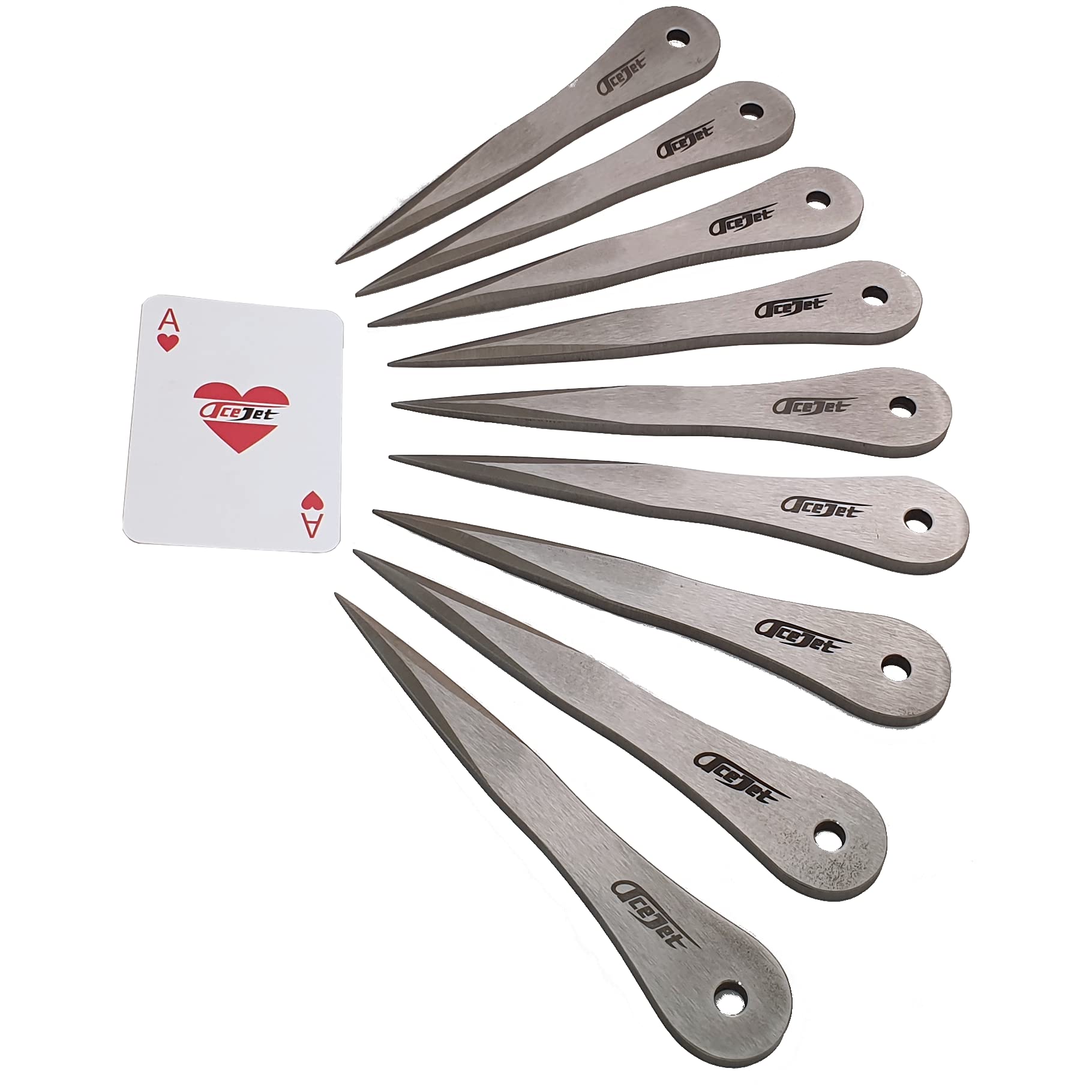 Premium HORNET Throwing Knives Set - 9 Piece Professional Balanced Knives for Outdoor Survival, Hunting & Target Practice